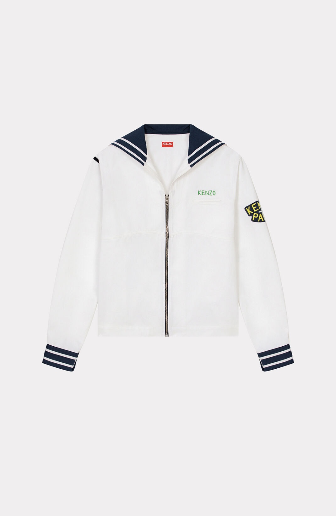 'KENZO Sailor' cropped shirt jacket - 1