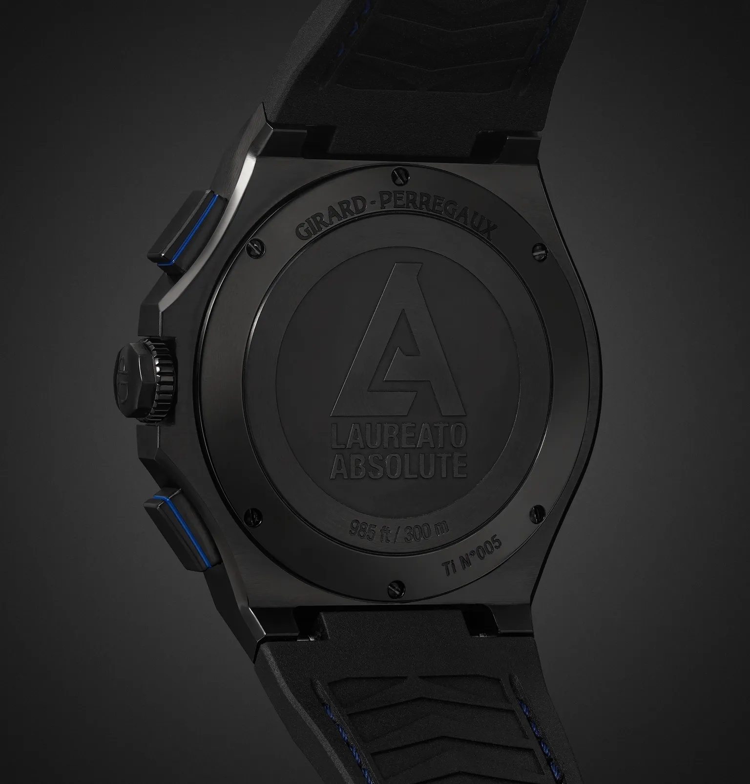 Laureato Absolute Automatic Chronograph 44mm Titanium and Rubber Watch, Ref. No. 81060-21-491-FH6A - 5