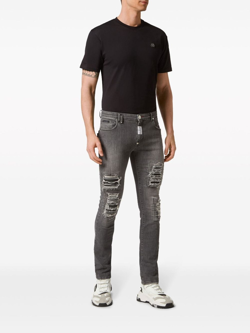 PHILIPP PLEIN Rock Star mid-rise slim-fit jeans outlook