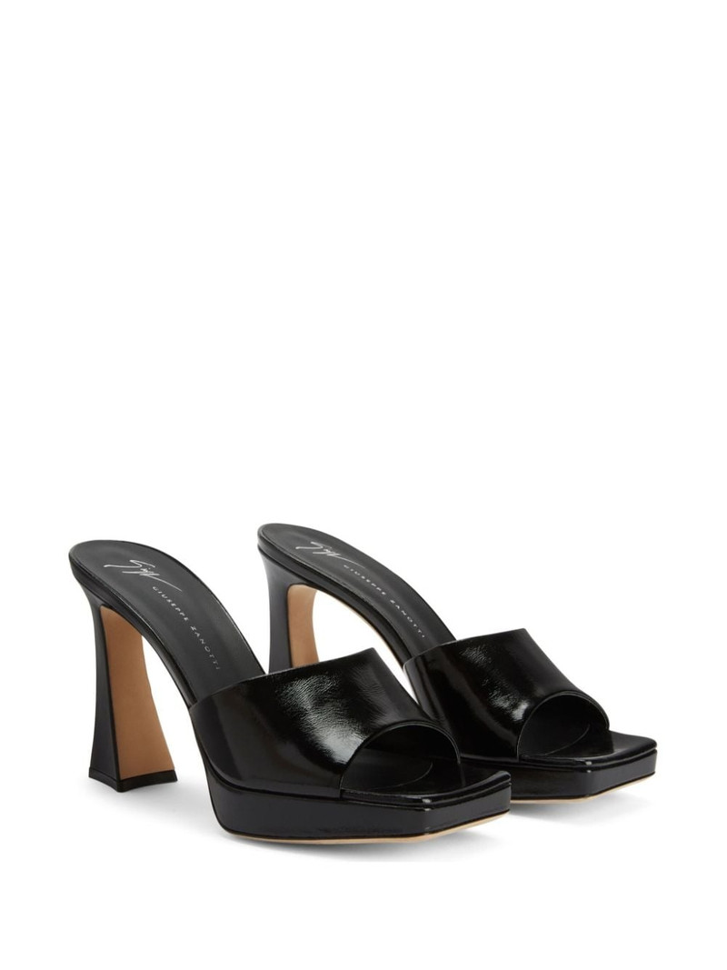 Giuseppe Zanotti Solhene 100mm leather sandals outlook