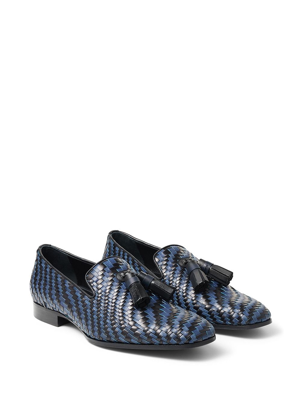 interwoven-design tassel-detail loafers - 2