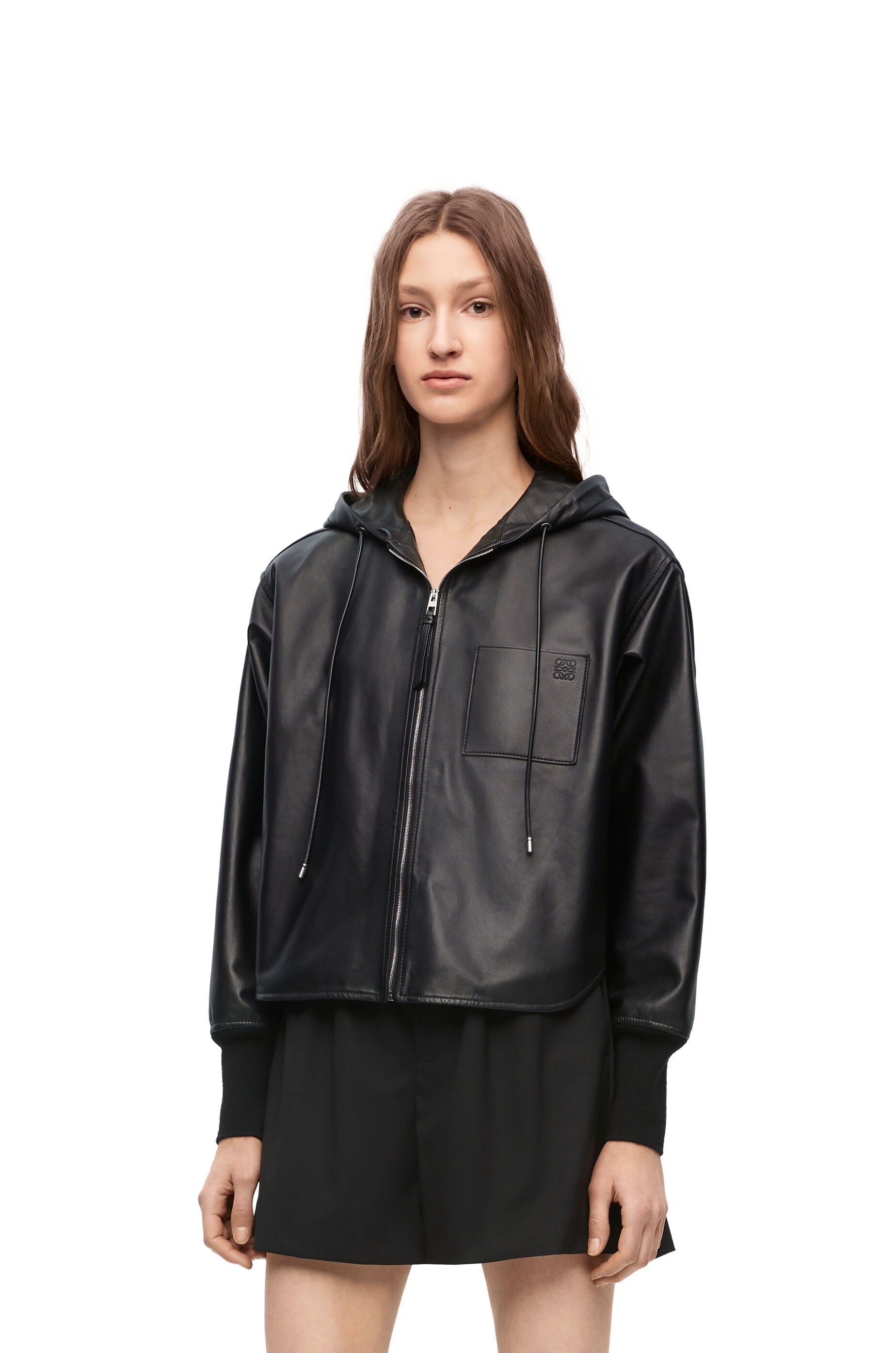 Hooded jacket in nappa lambskin - 3