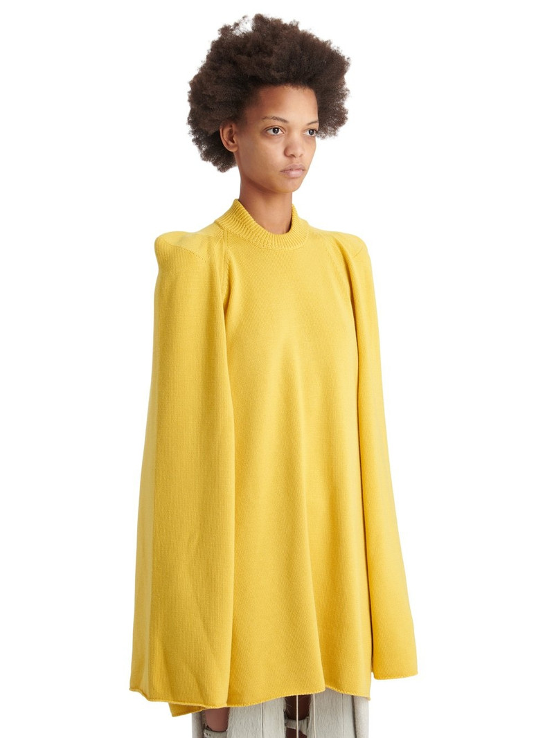 Rick Owens Tec oversized wool jumper outlook