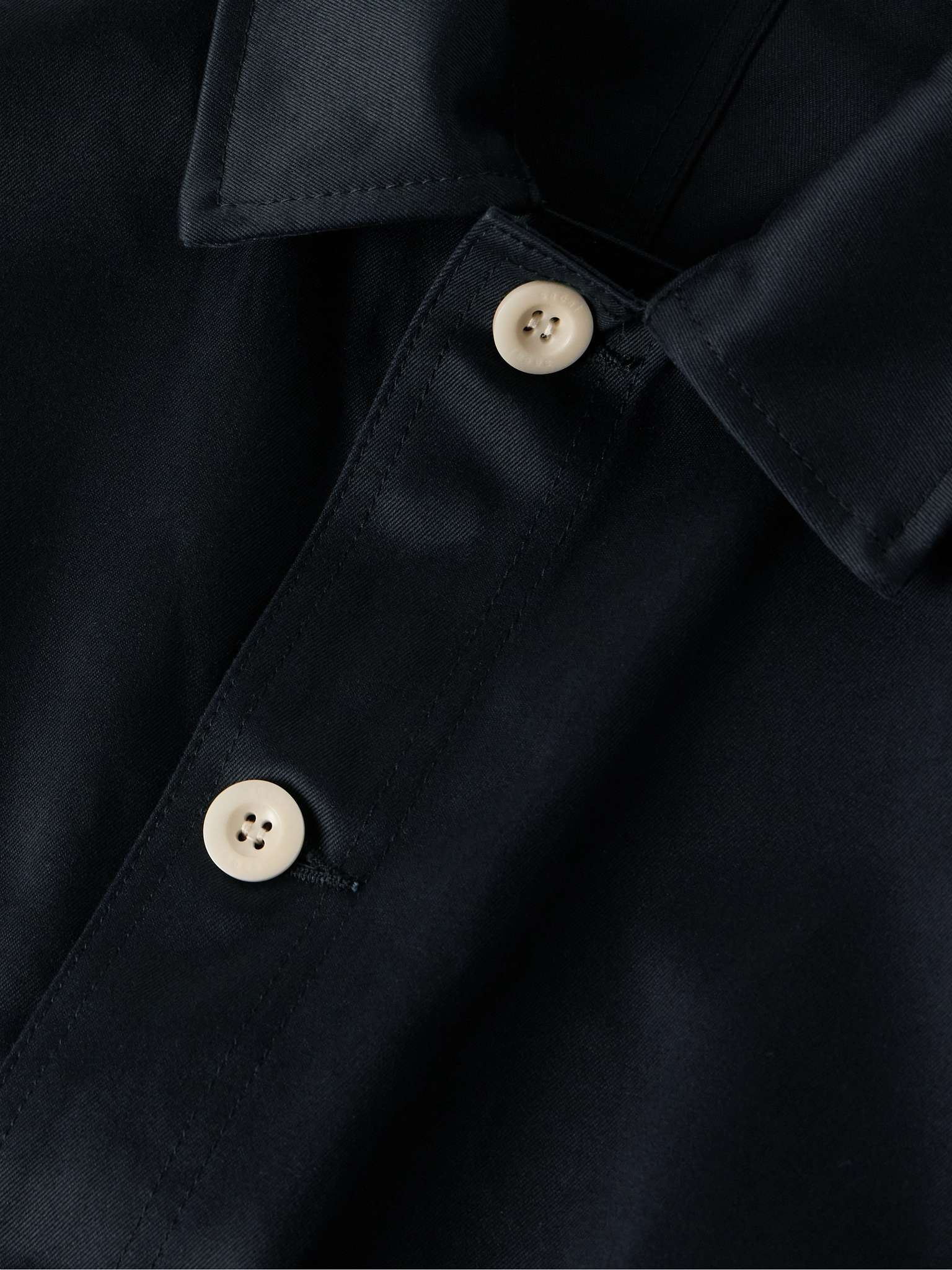 Zip-Detailed Panelled Cotton-Twill and Nylon Jacket - 5