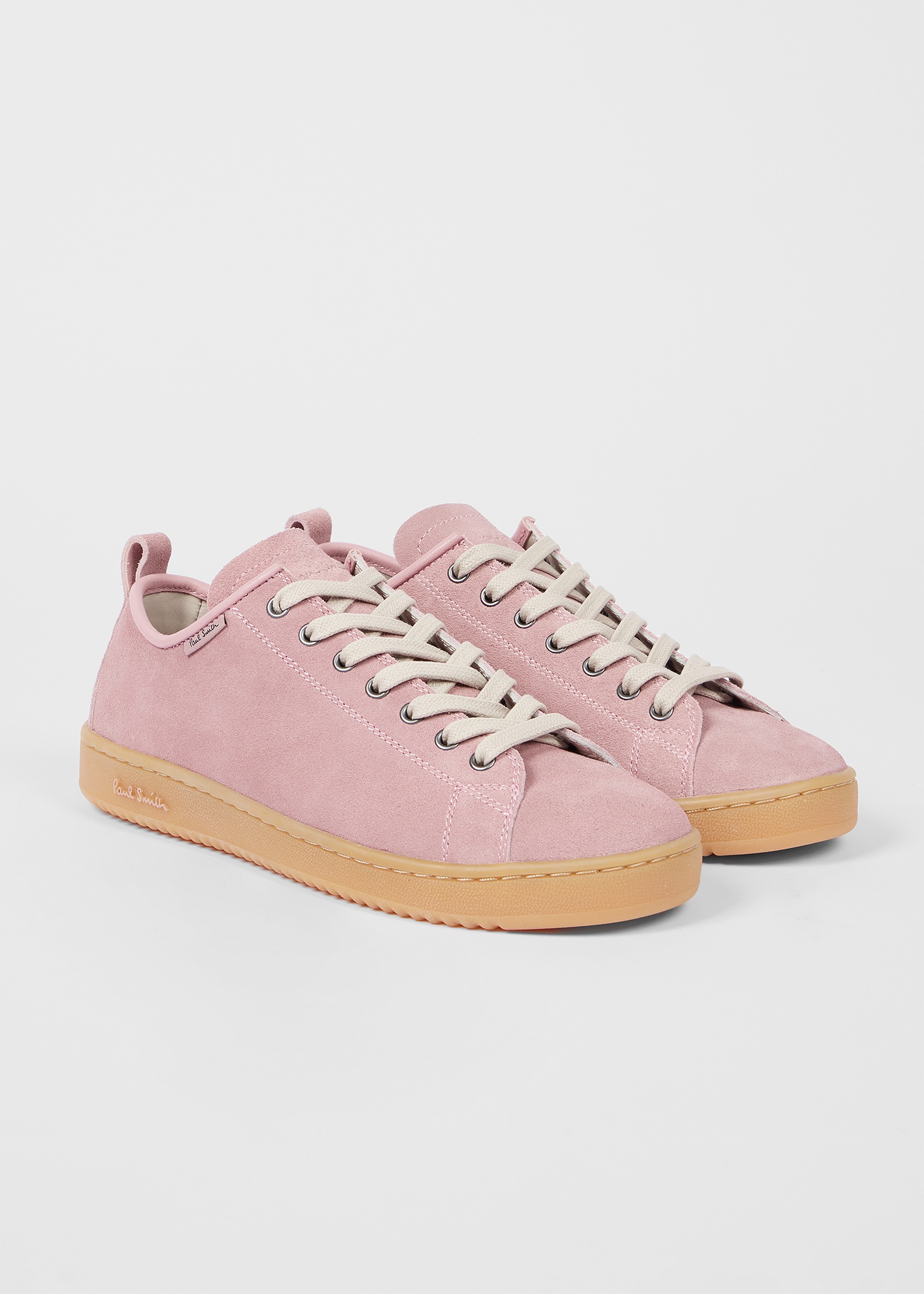 Women's Pink Suede 'Miyata' Trainers - 3