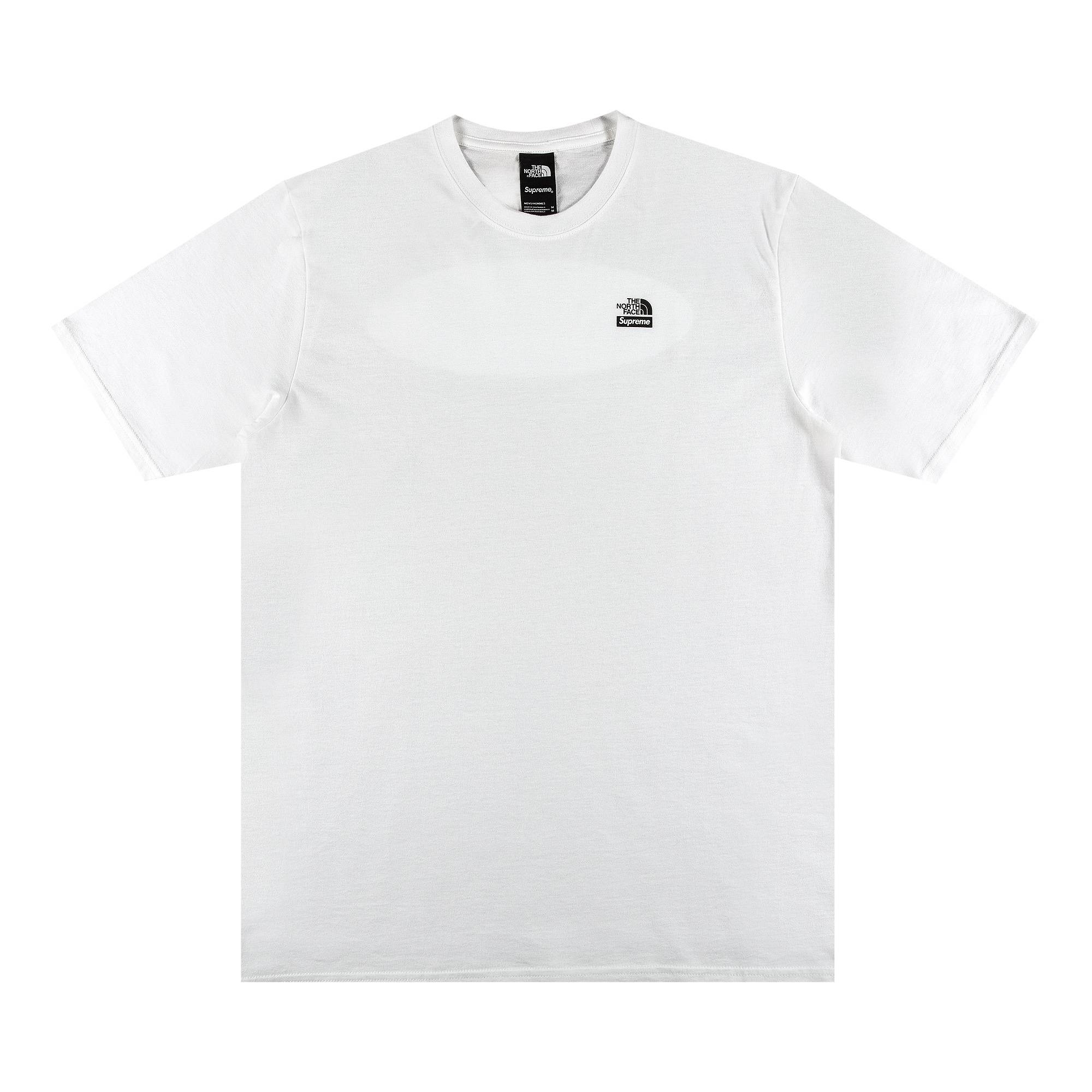 Supreme x The North Face Mountains Tee 'White' - 1