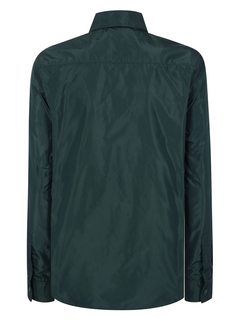 Aspesi curved-hem button-up shirt outlook
