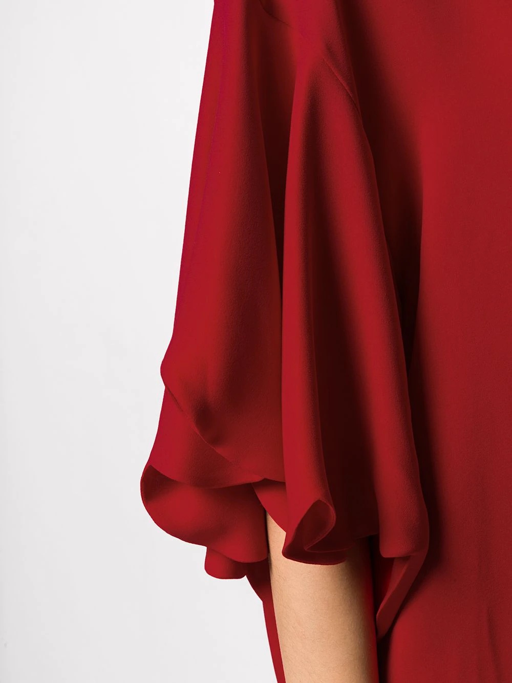 frilled tulip-sleeve blouse - 5