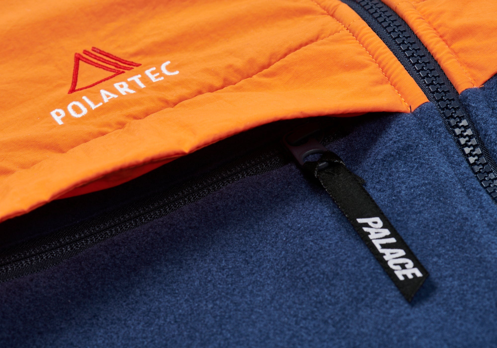 POLARTEC SHELL JACKET NAVY / ORANGE - 4
