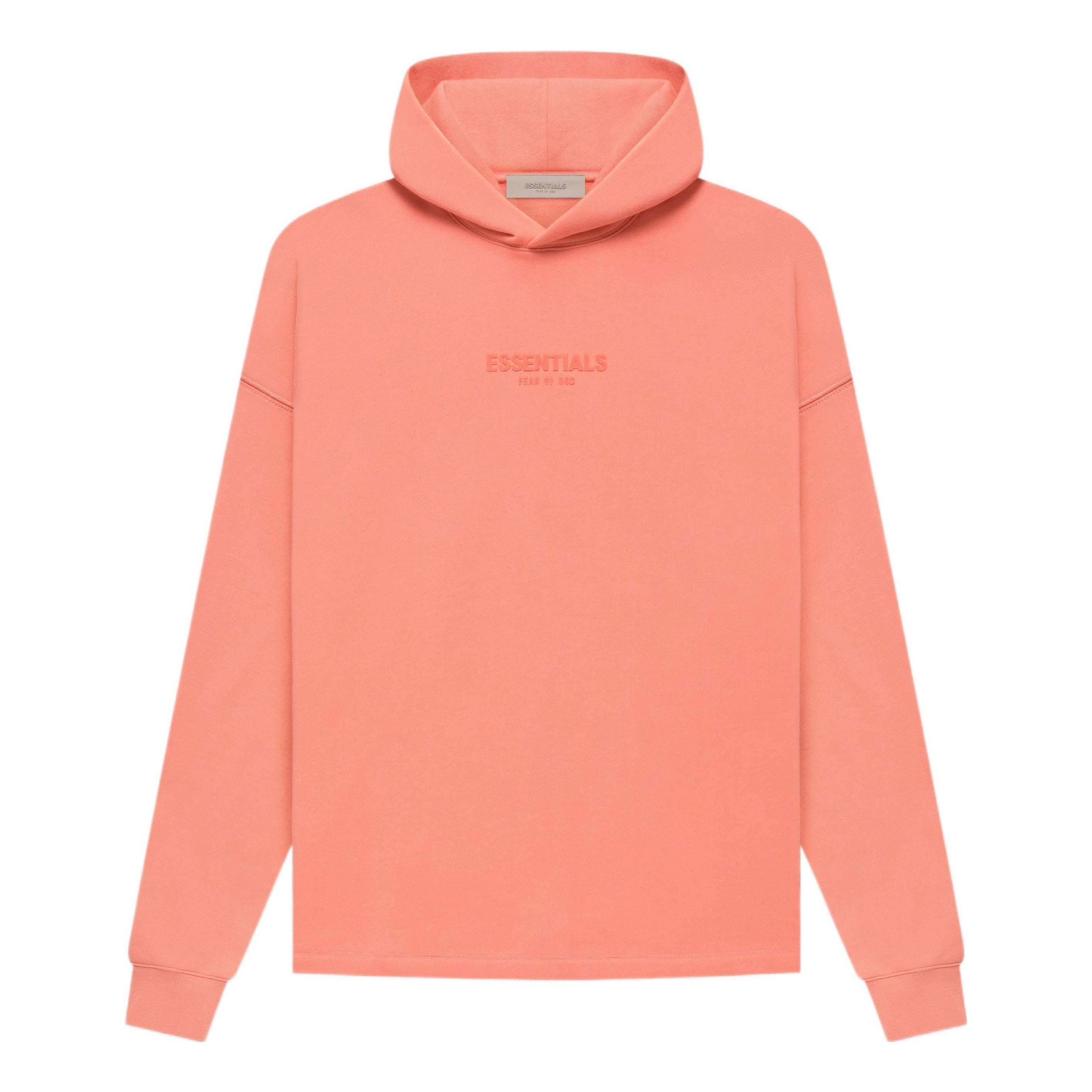 Fear of God Essentials FW22 Relaxed Hoodie 'Coral' FOG-FW22-108 - 1