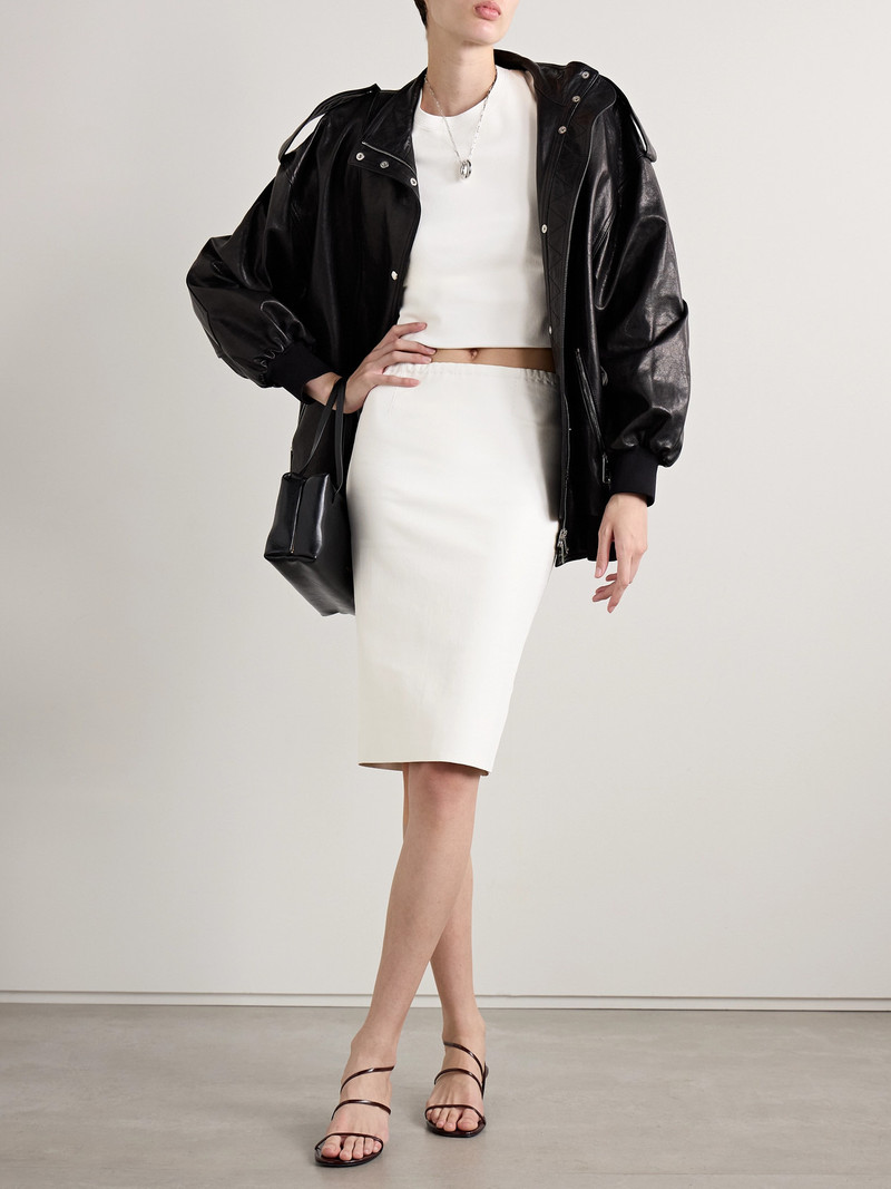 STOULS Gilda Leather Skirt outlook