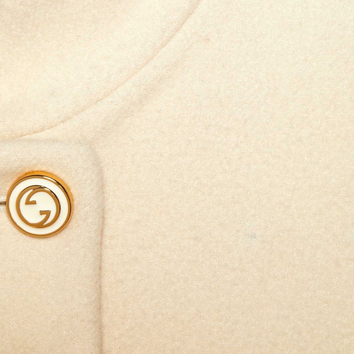 Wool coat with logo buttons - 2