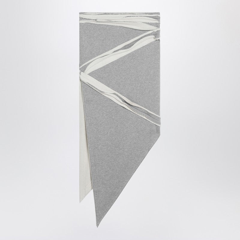 The Attico Asymmetric cotton skirt - 2