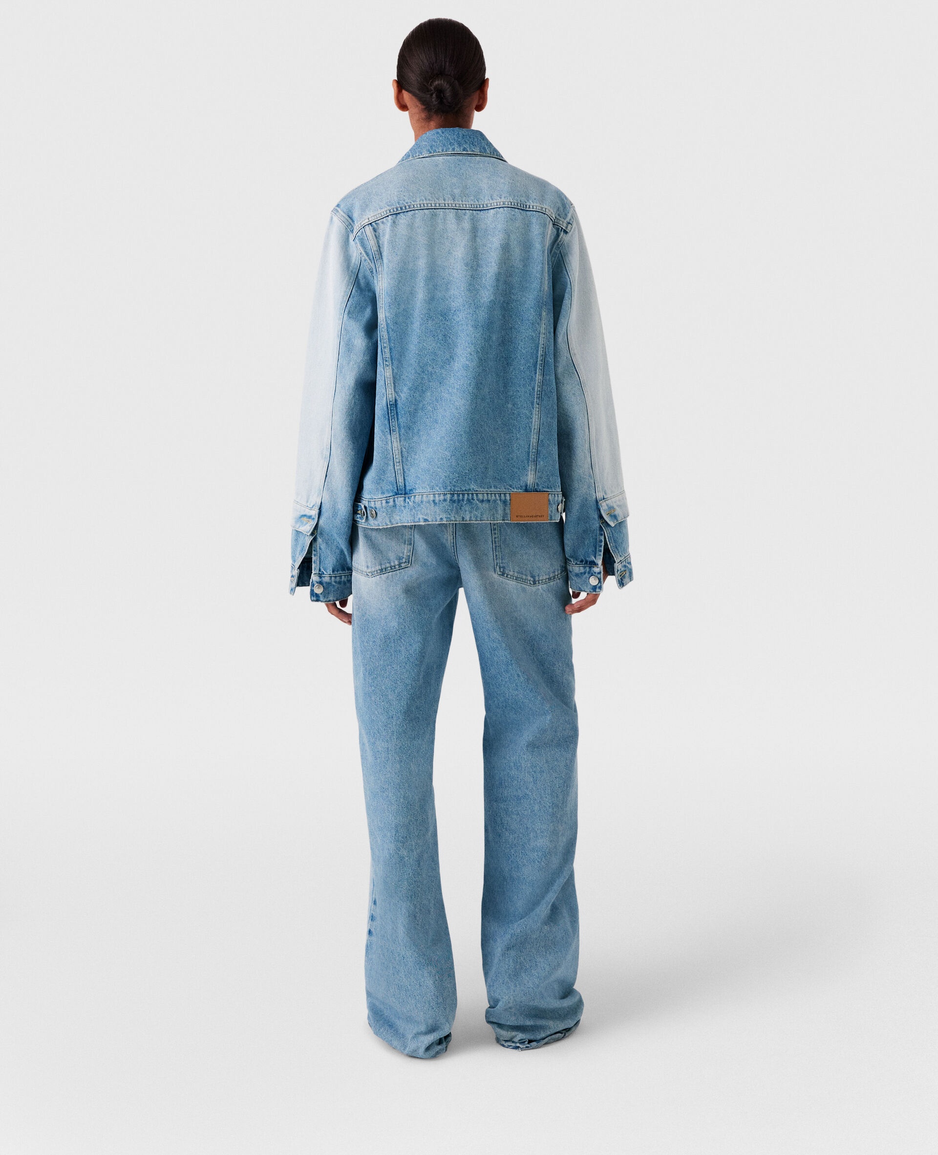 Stella McCartney Contrast Panel Straight-Leg Jeans | REVERSIBLE