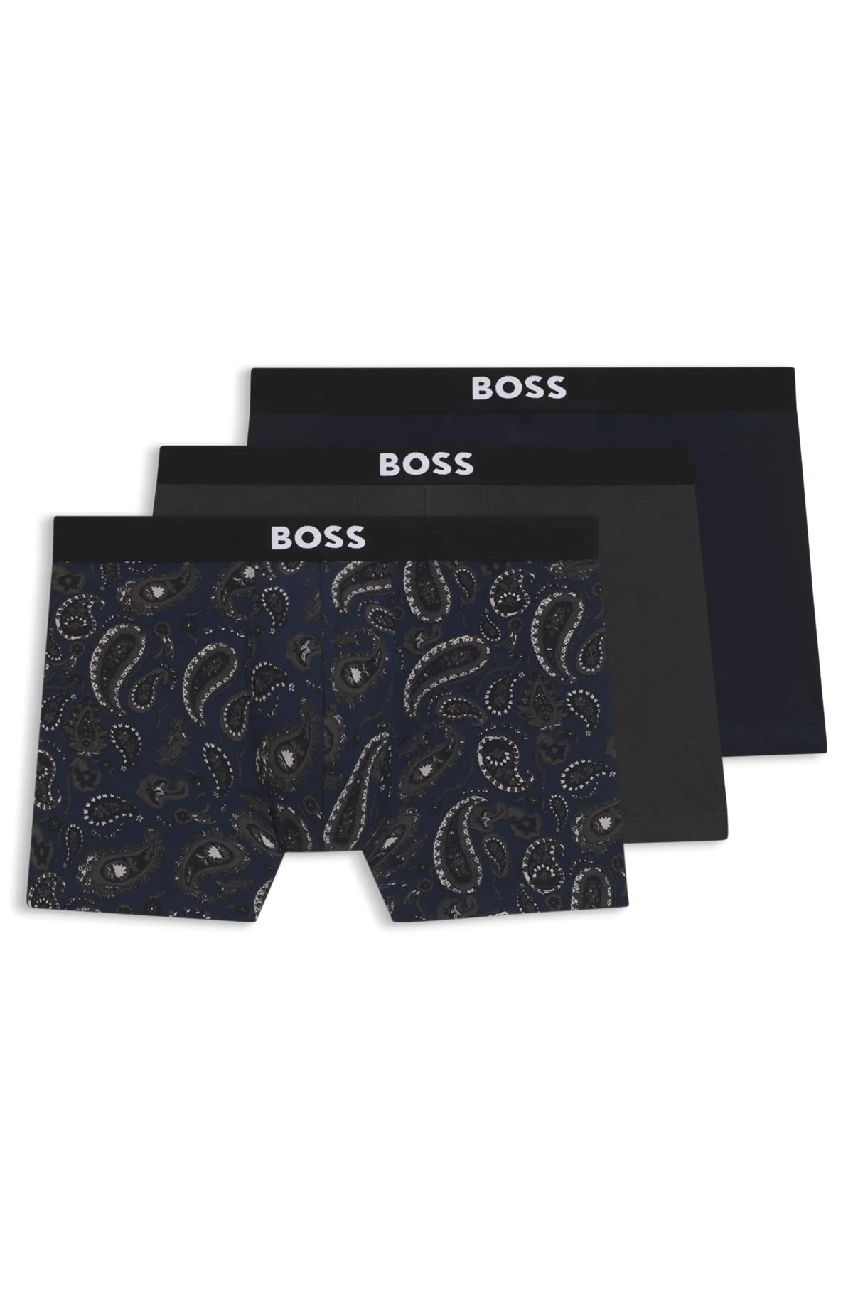 THREE-PACK OF BOXER BRIEFS IN STRETCH COTTON - 1