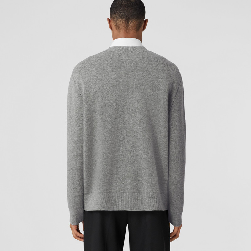 EKD Wool Jacquard Oversized Sweater 3