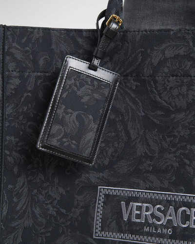 VERSACE Jacquard Embroidered Luggage Tag outlook