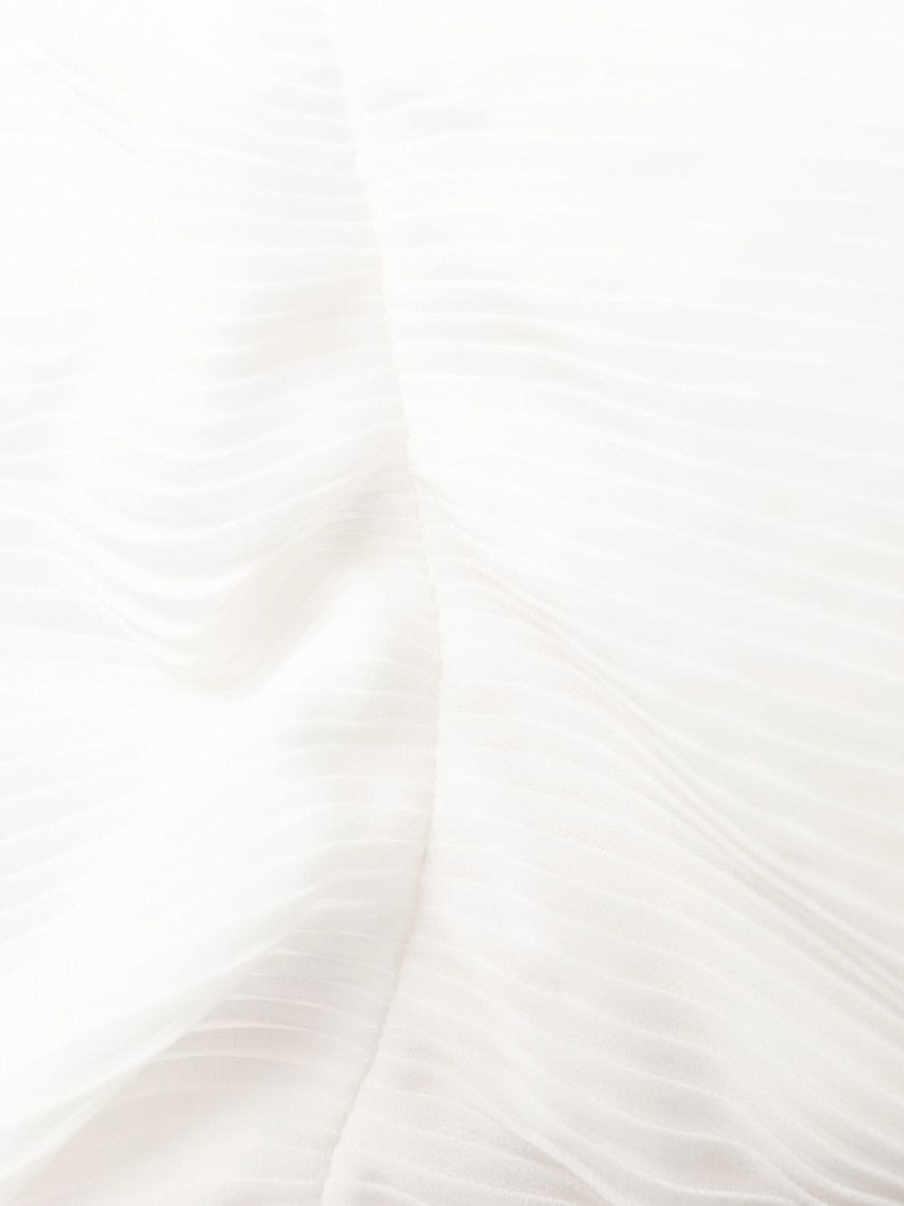 ruffled plissé midi dress - 6