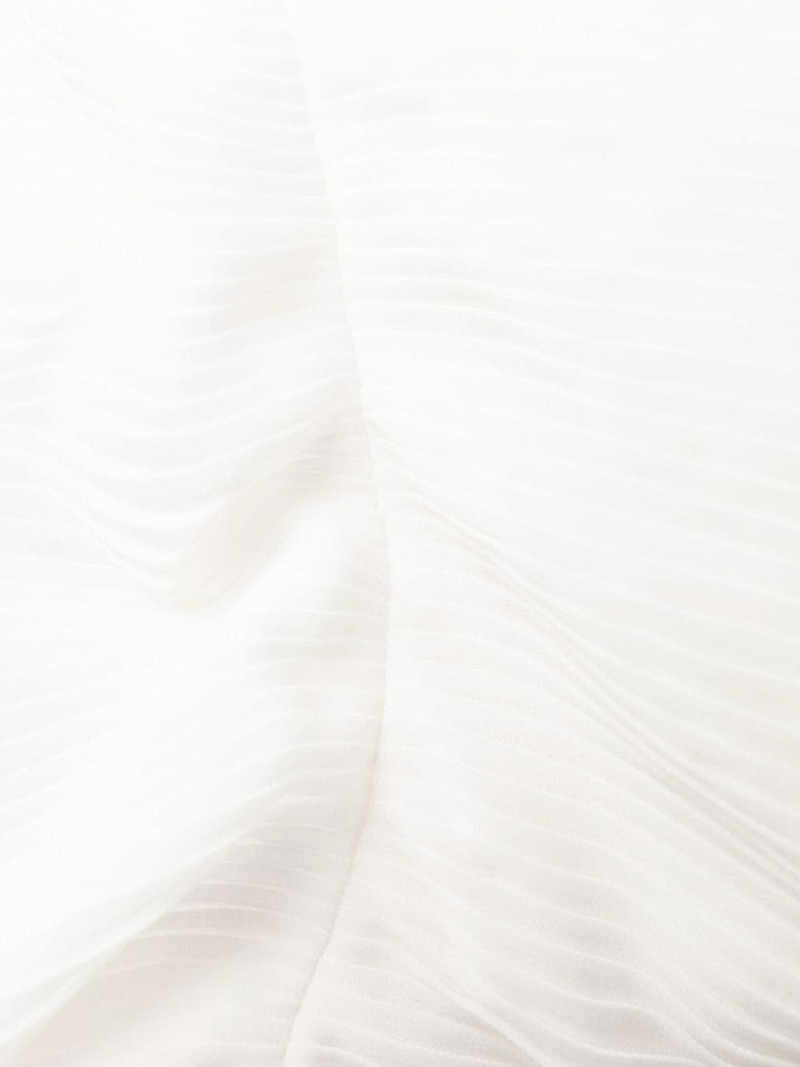ruffled plissé midi dress 6