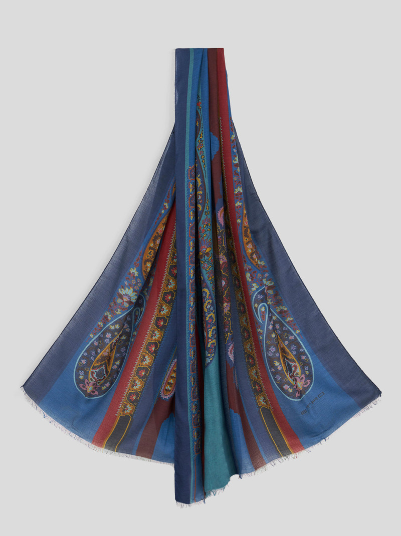 PAISLEY PRINT SCARF 1