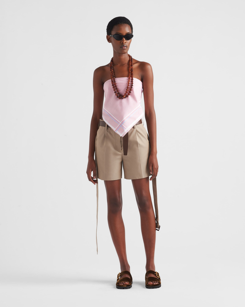 Prada Cotton twill Bermudas outlook