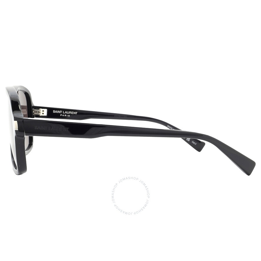 Saint Laurent Dark Grey Square Men's Sunglasses SL 609 CAROLYN 001 62 - 3