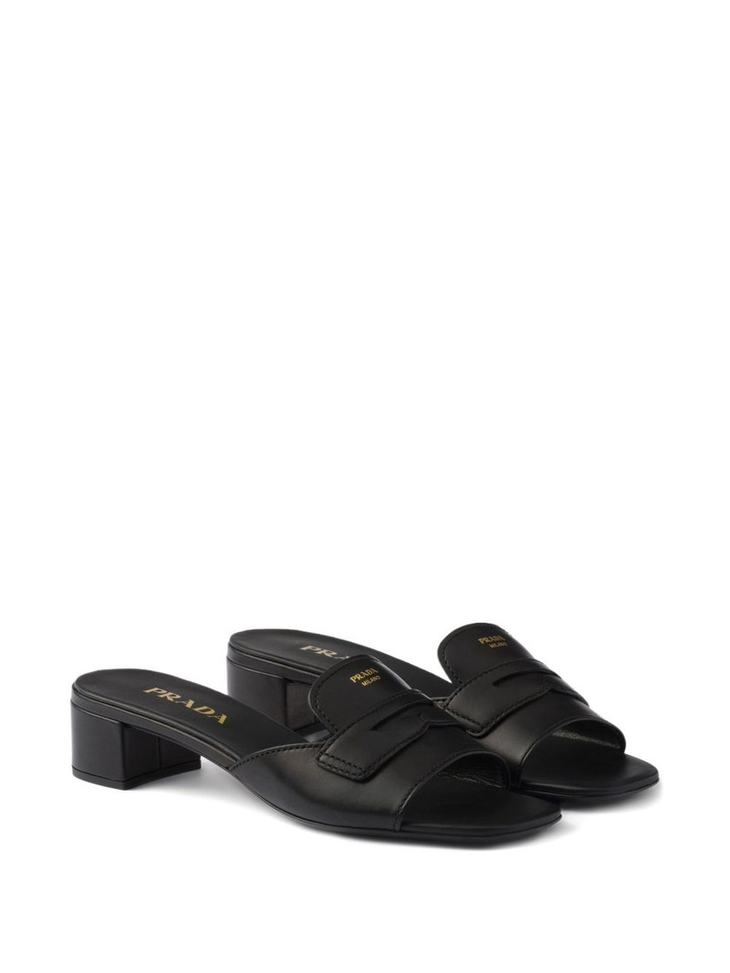 Prada leather sandals outlook