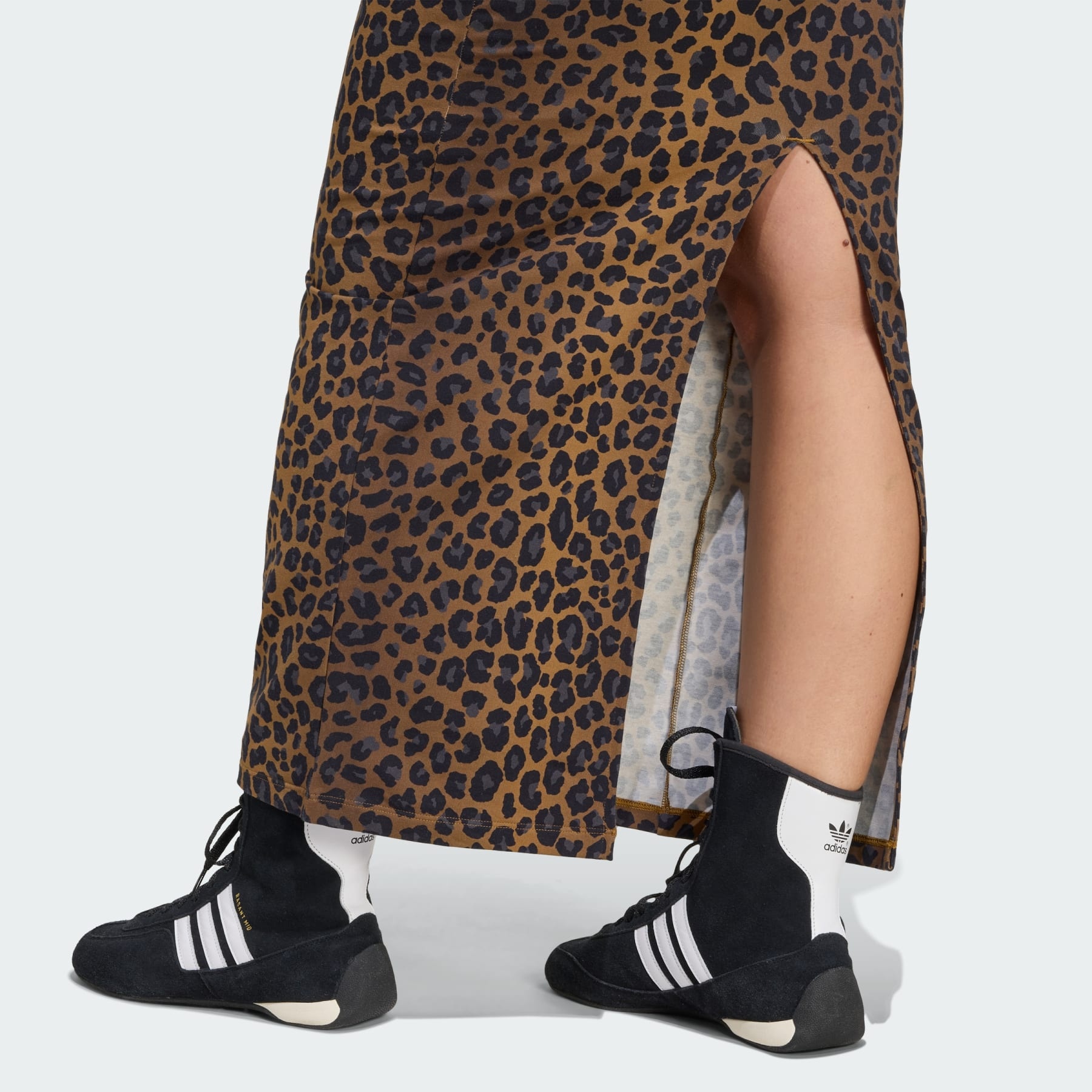 Leopard V-Neck Maxi Dress - 6