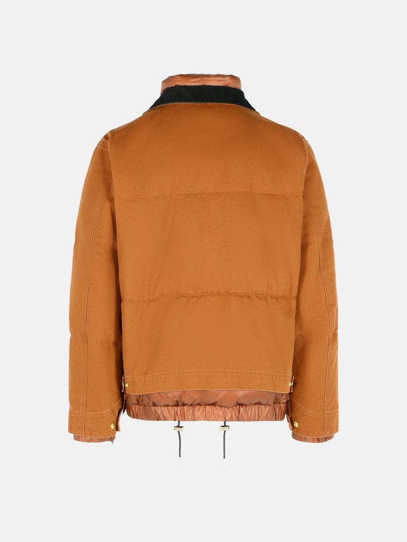 sacai BROWN COTTON JACKET outlook