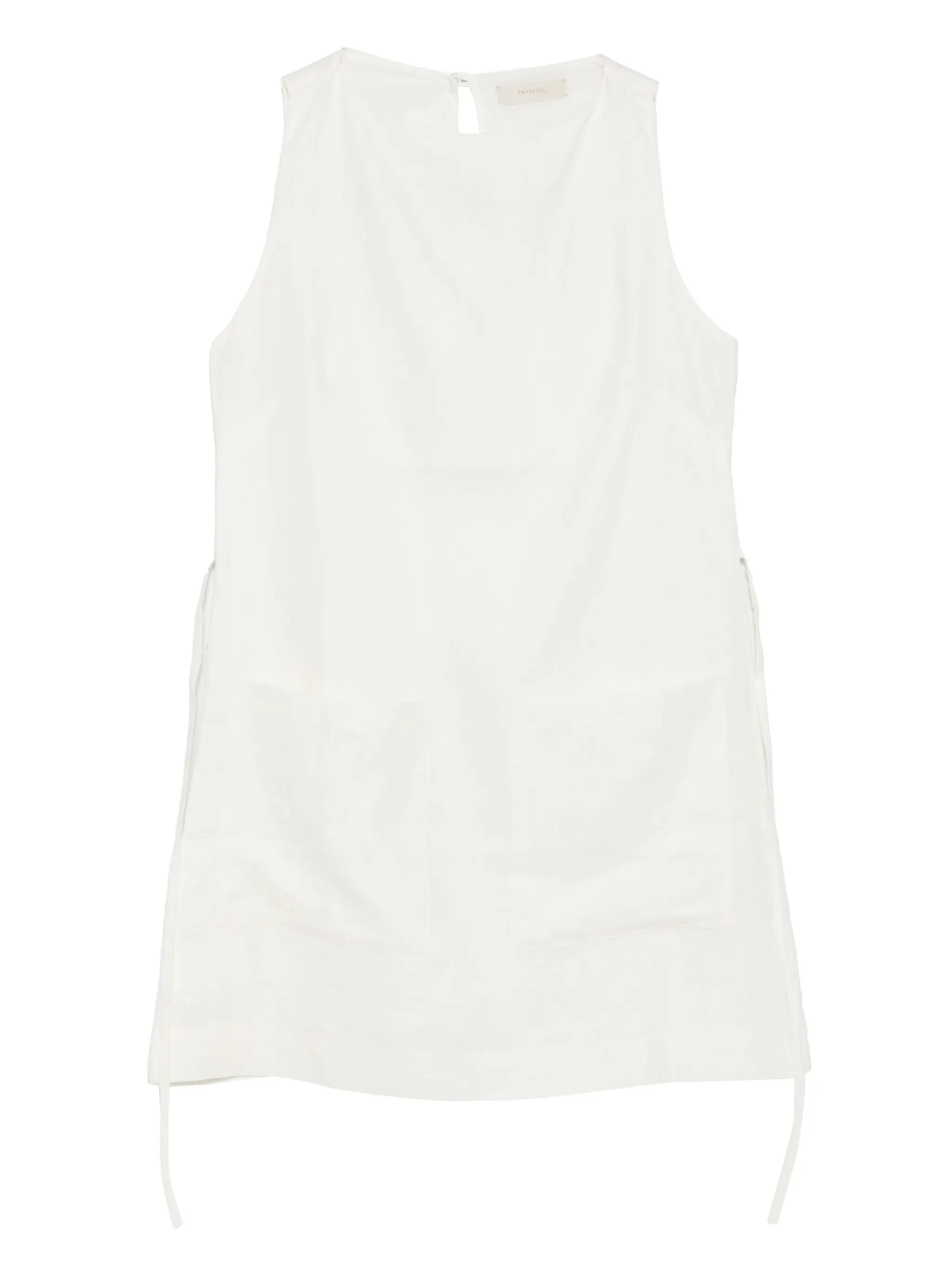 Faithfull The Brand Elena Pocket Tie Mini Dress - 1