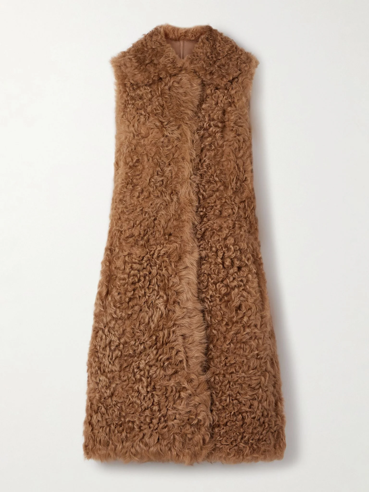 Shearling vest Brown - 1