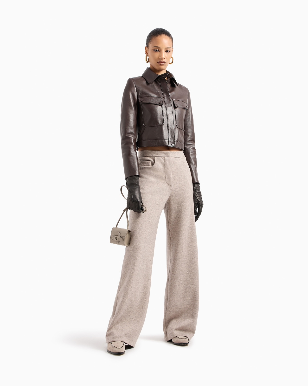 SHORT NAPPA-LEATHER JACKET - 2