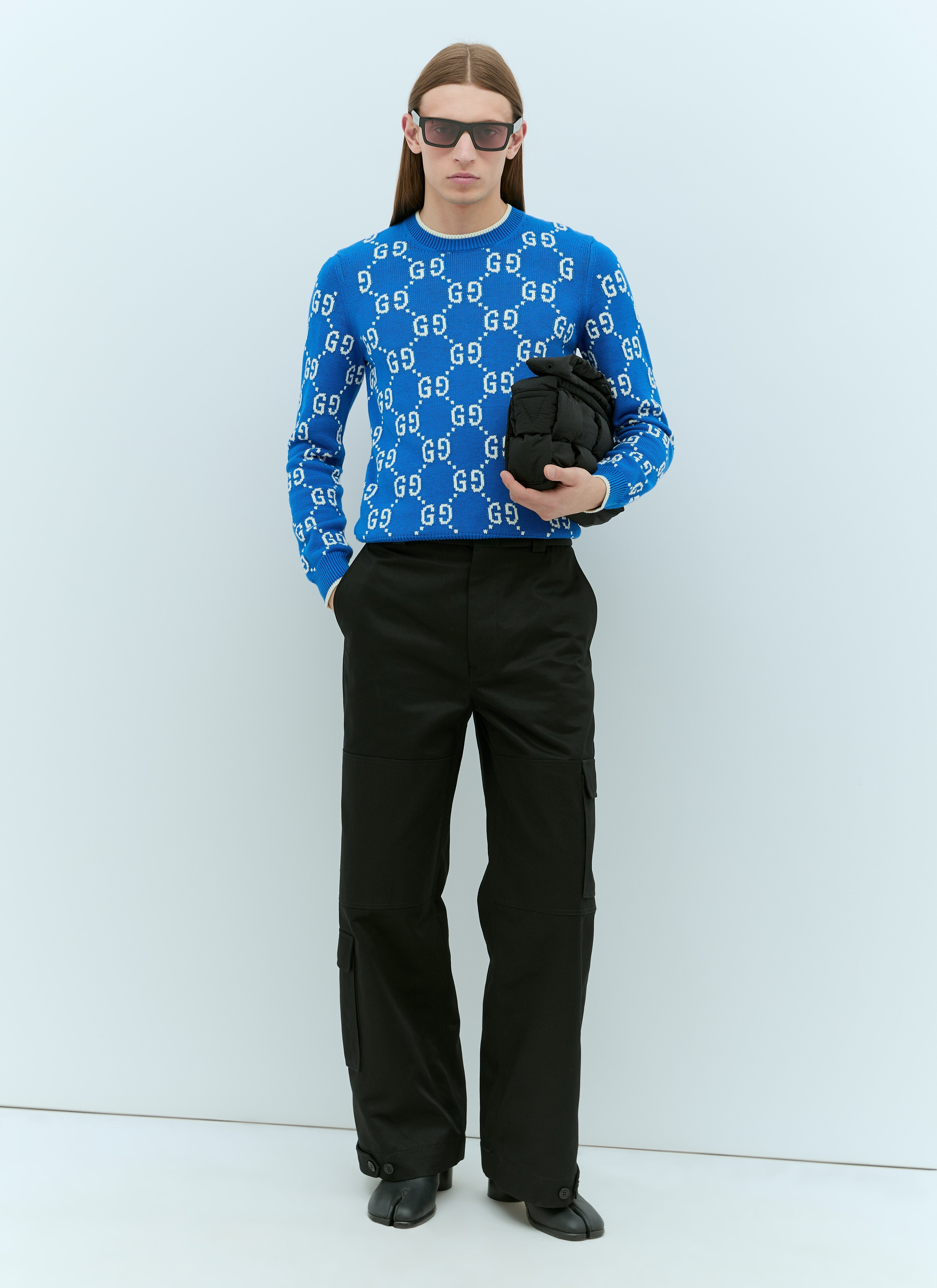 Gucci Men Drill Cargo Pants - 2
