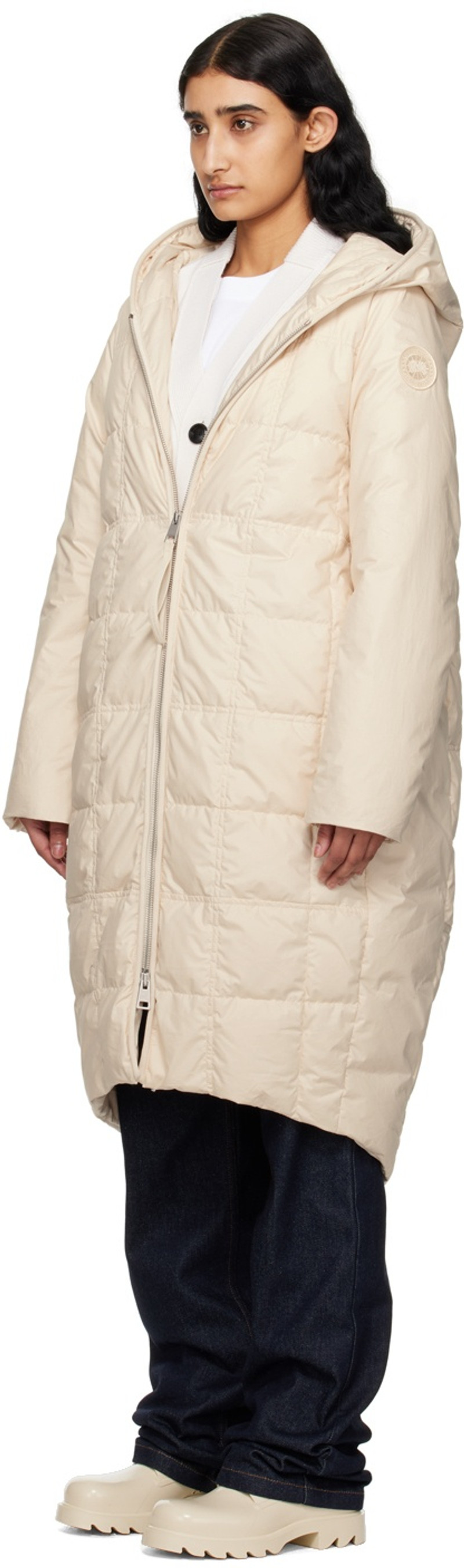Beige Tourma Down Coat 4