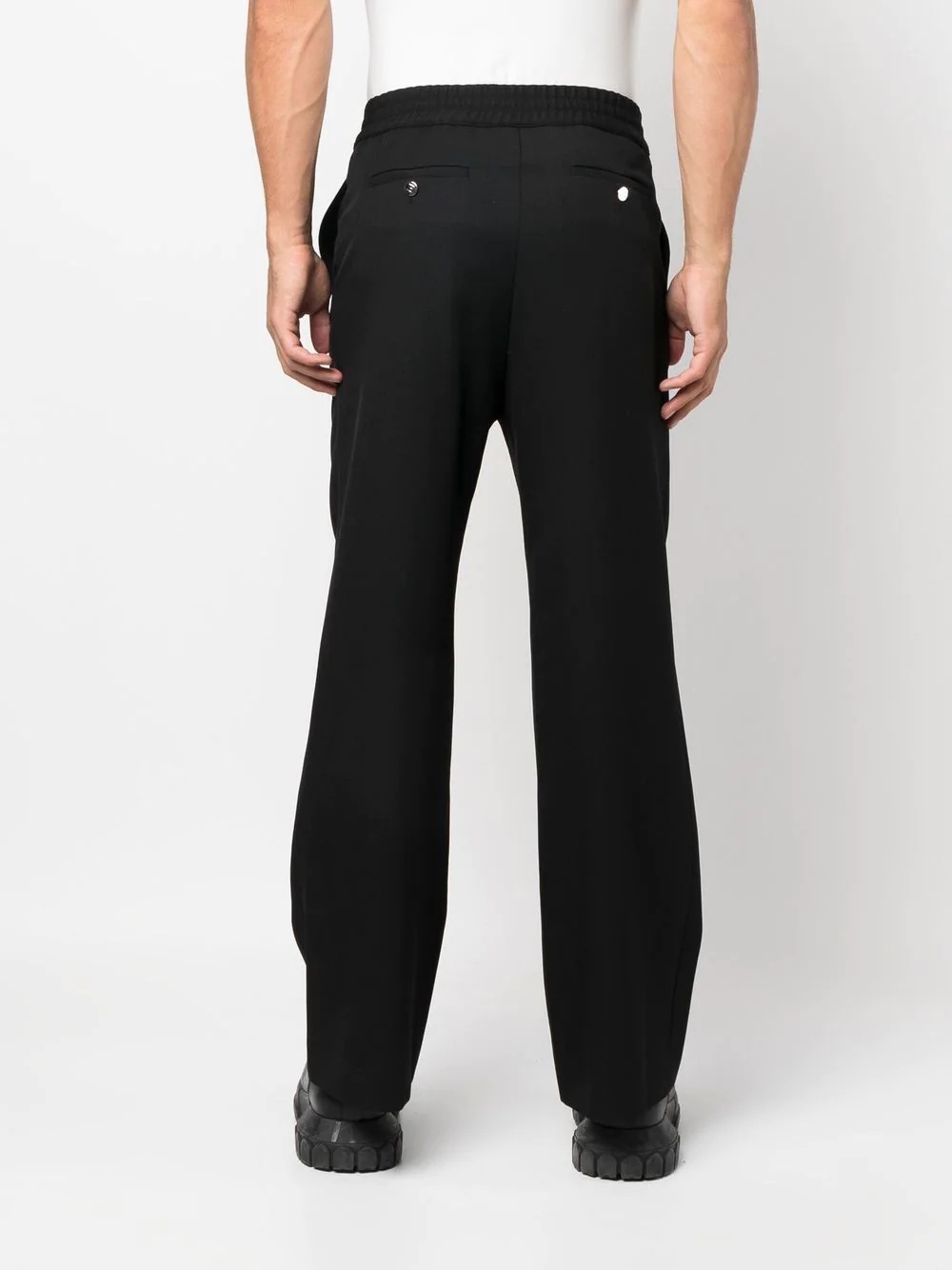 wide-leg virgin-wool trousers - 4