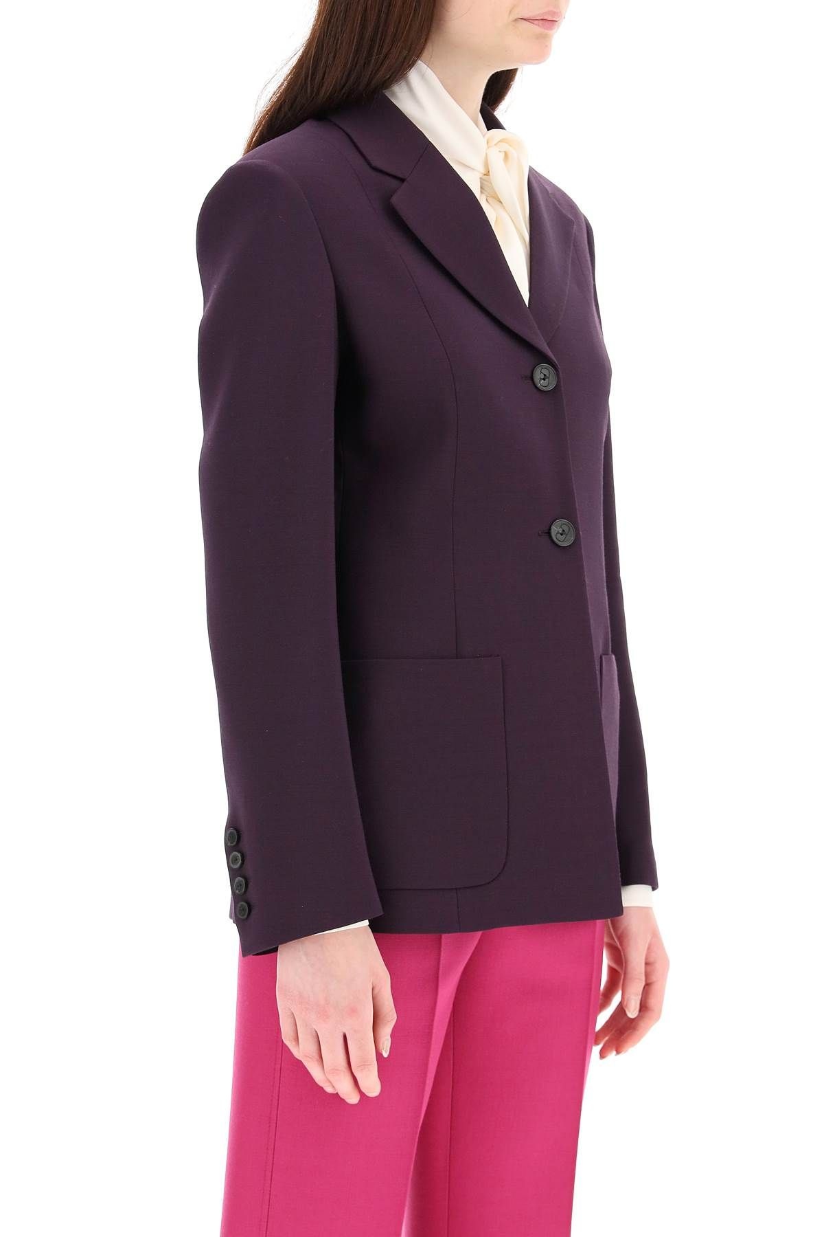 WOOL AND SILK COUTURE BLAZER - 3