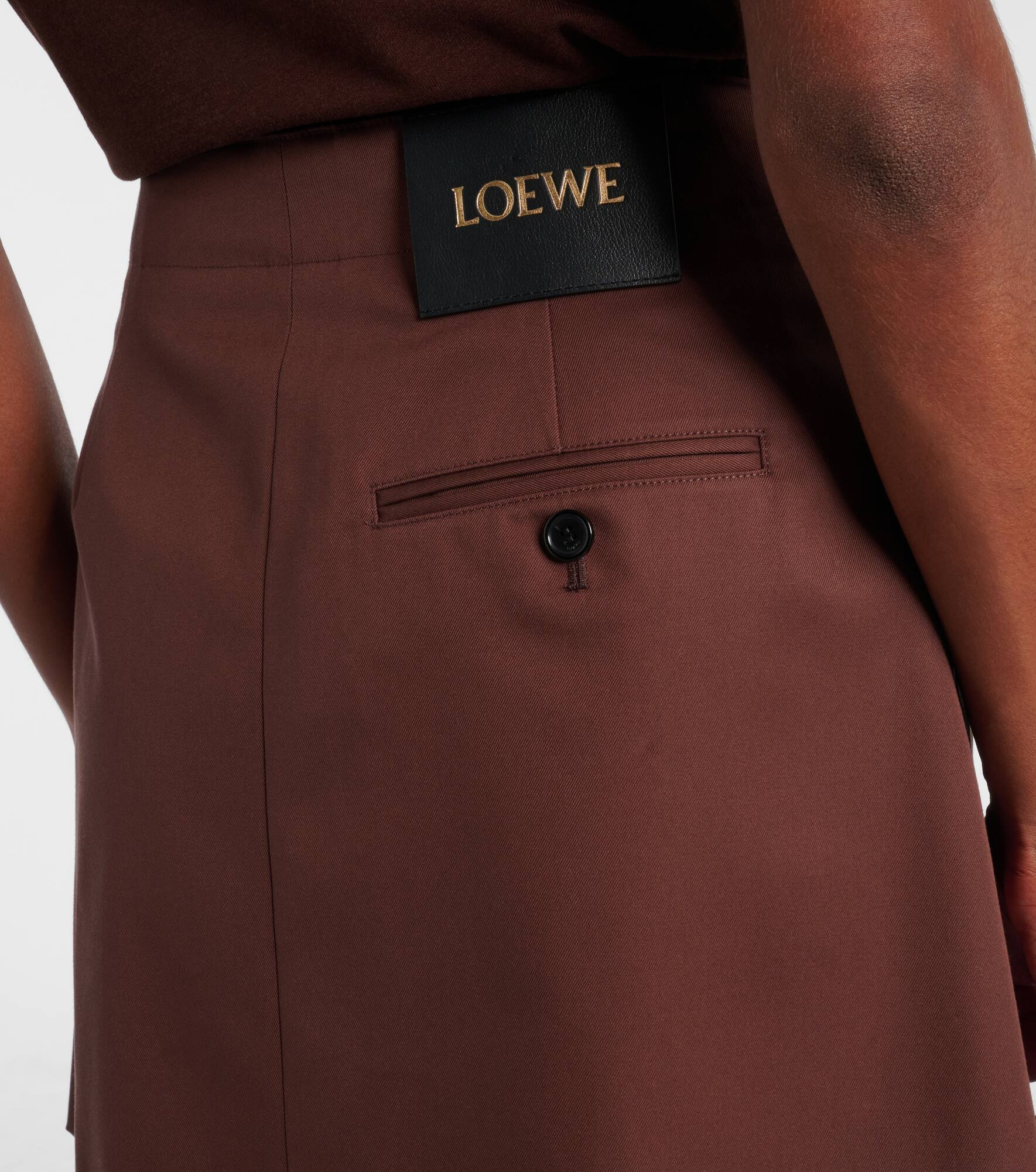 Cotton and silk miniskirt - 5