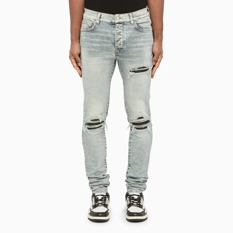 Blue skinny jeans in cotton - 1