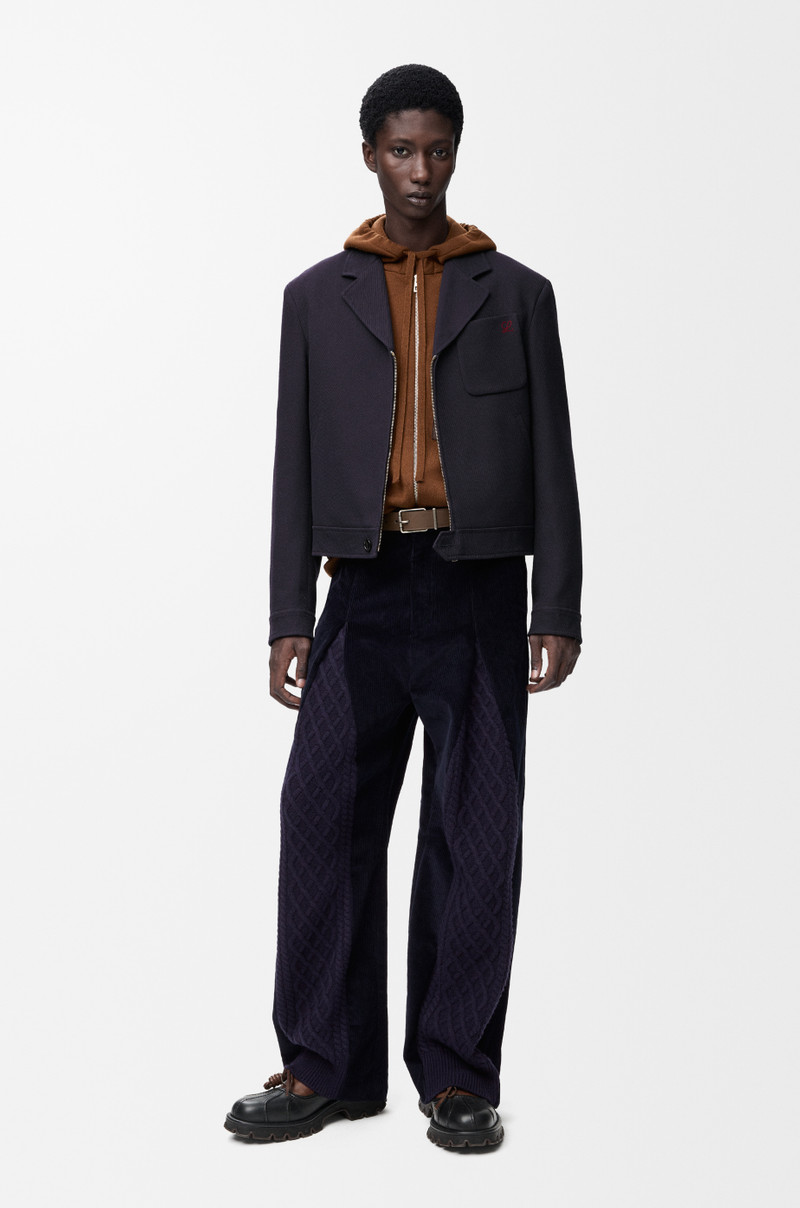 Loewe Zip-up jacket in wool outlook