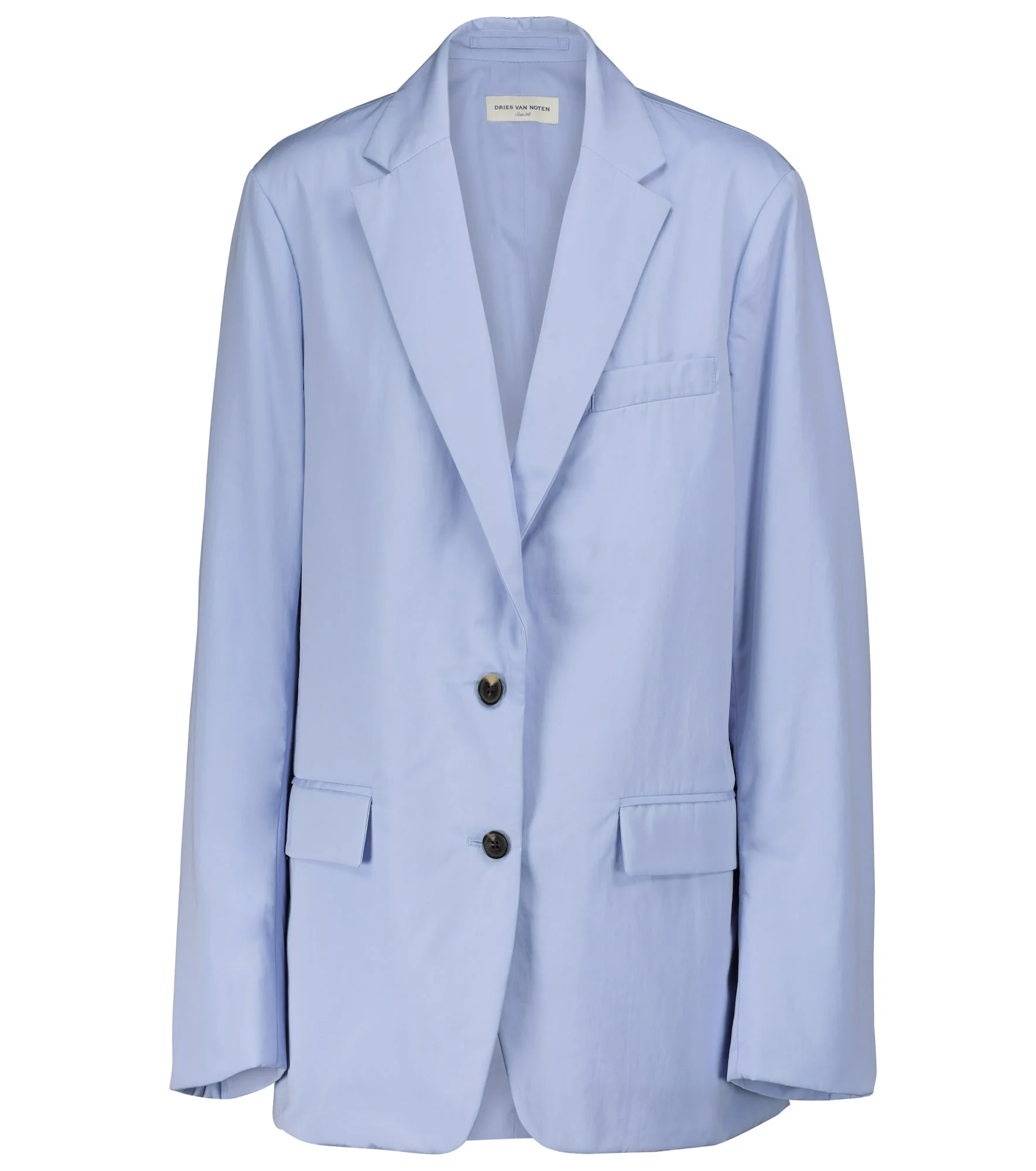 Cotton poplin blazer - 1