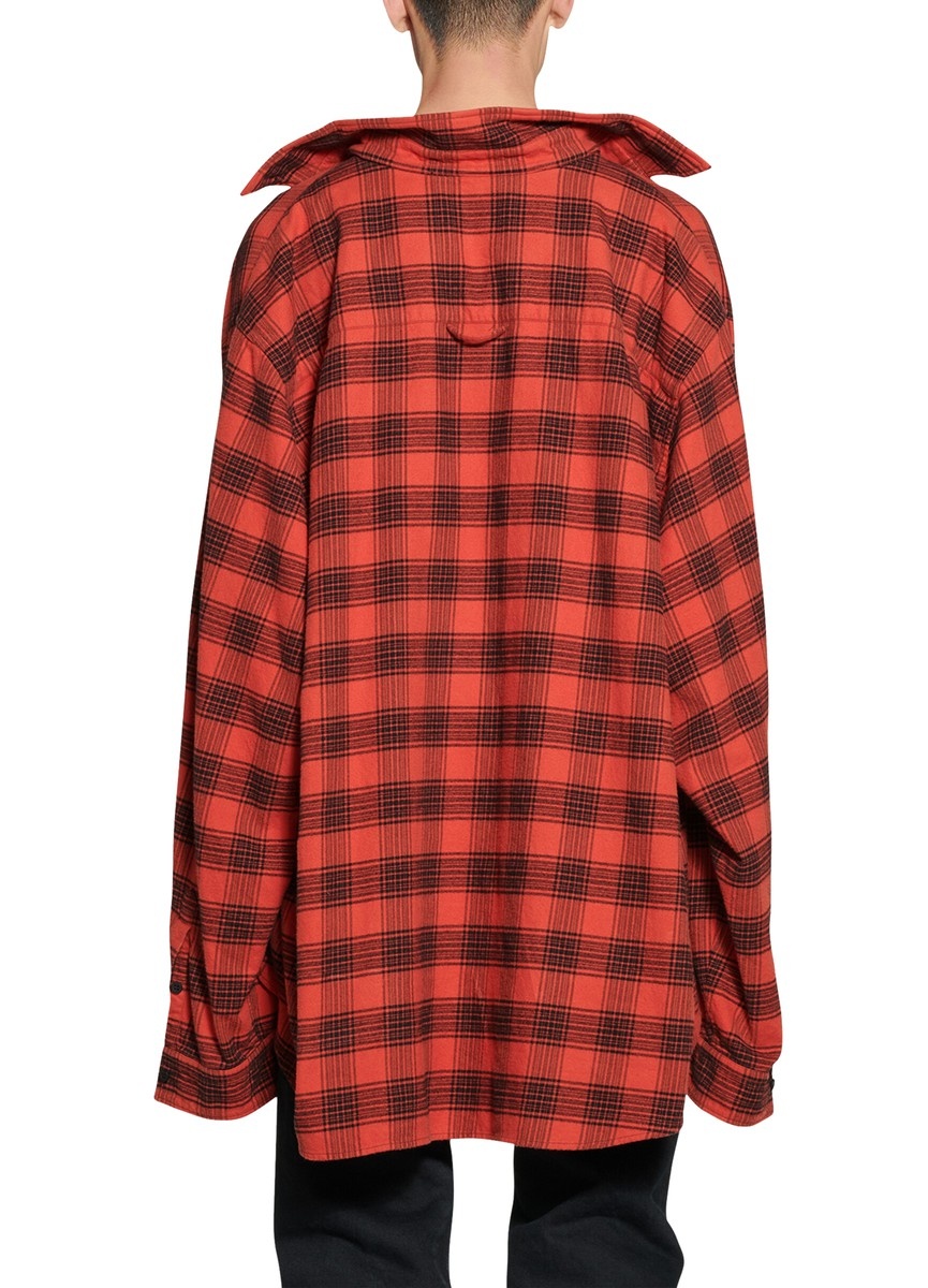 Trompe L'Œil oversized shirt - 8