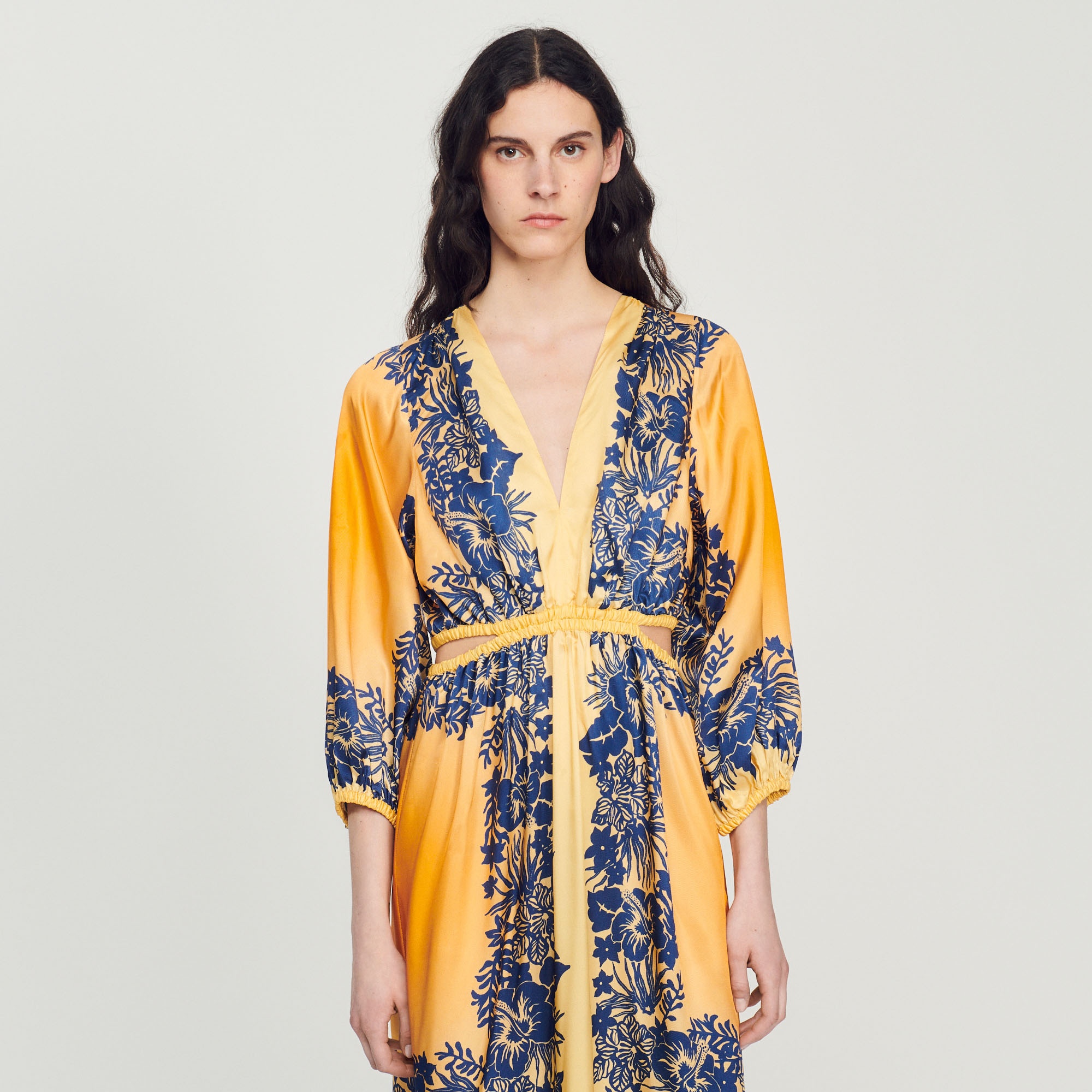 Long Hawaii print dress - 5