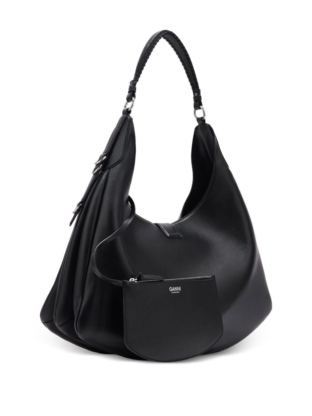 hardware-detail shoulder bag - 3