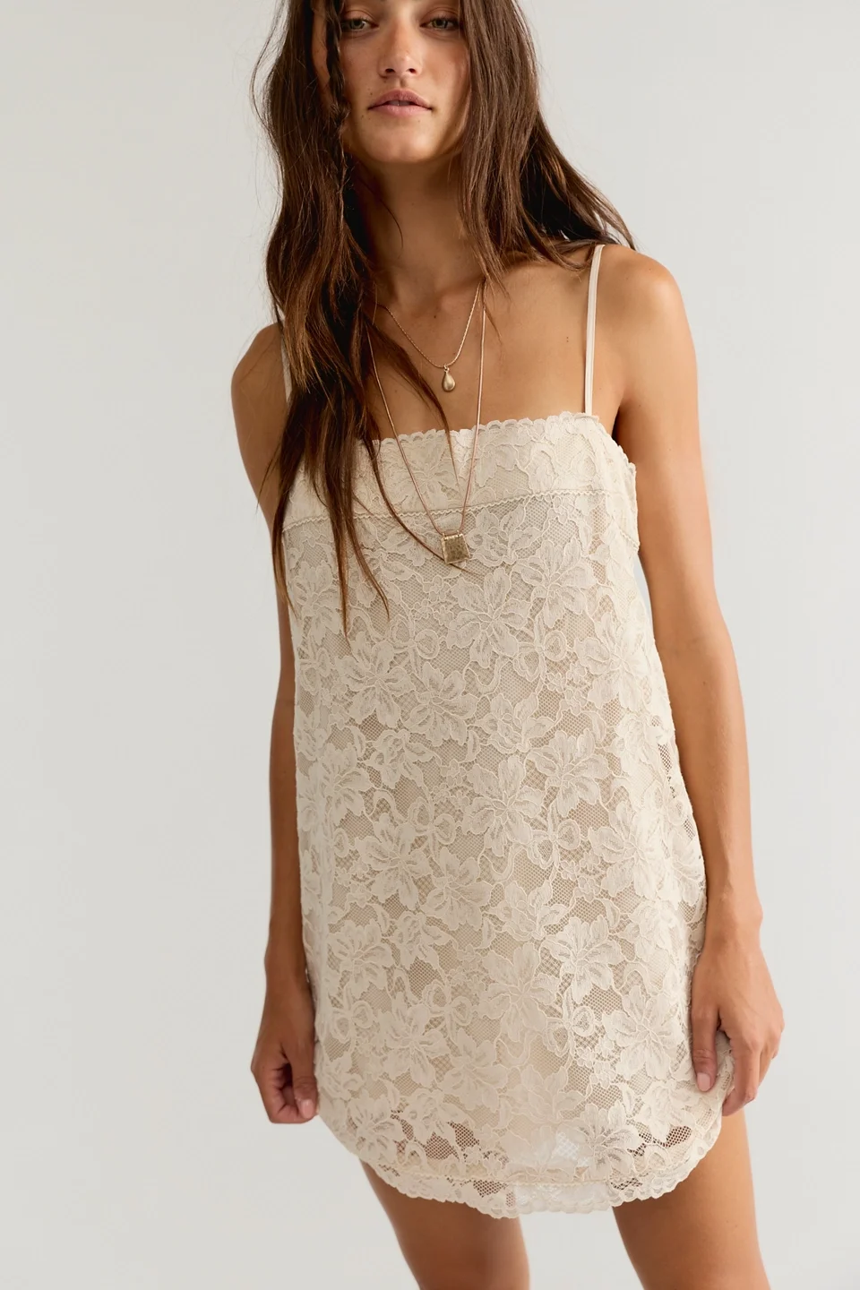 Lace Take Me With You Mini Dress - 1