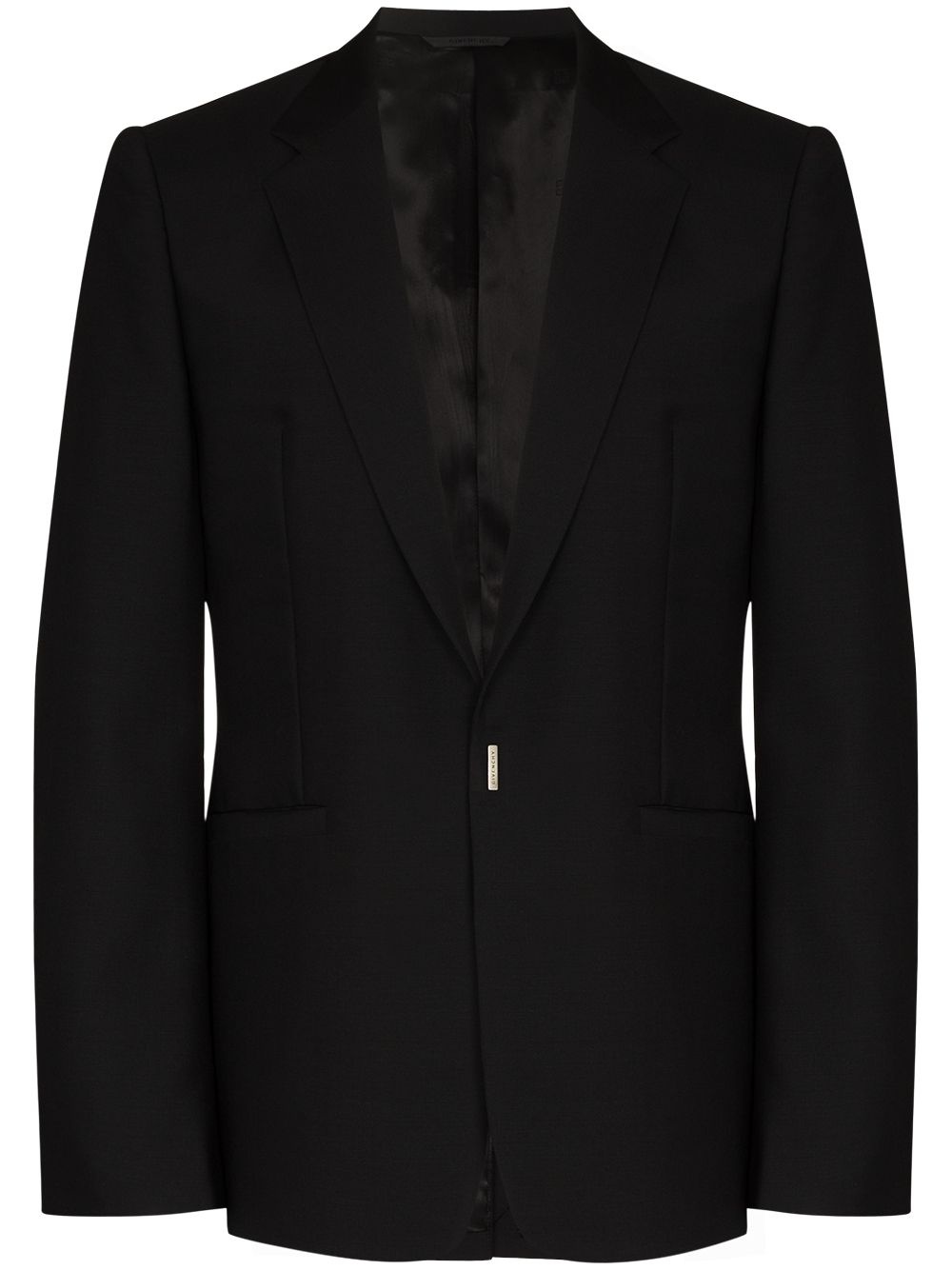 single-breasted tailored blazer - 1