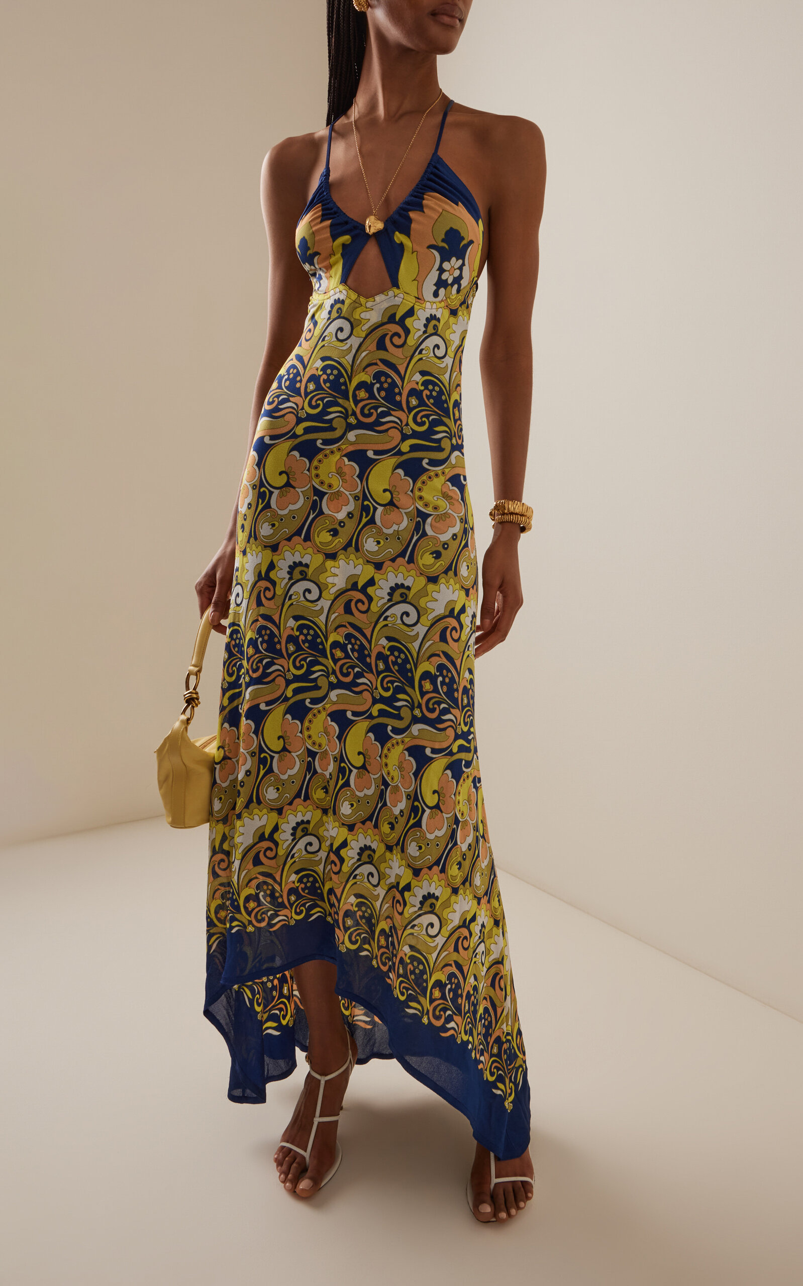 Exclusive Riviera Printed Jersey Dress print - 5