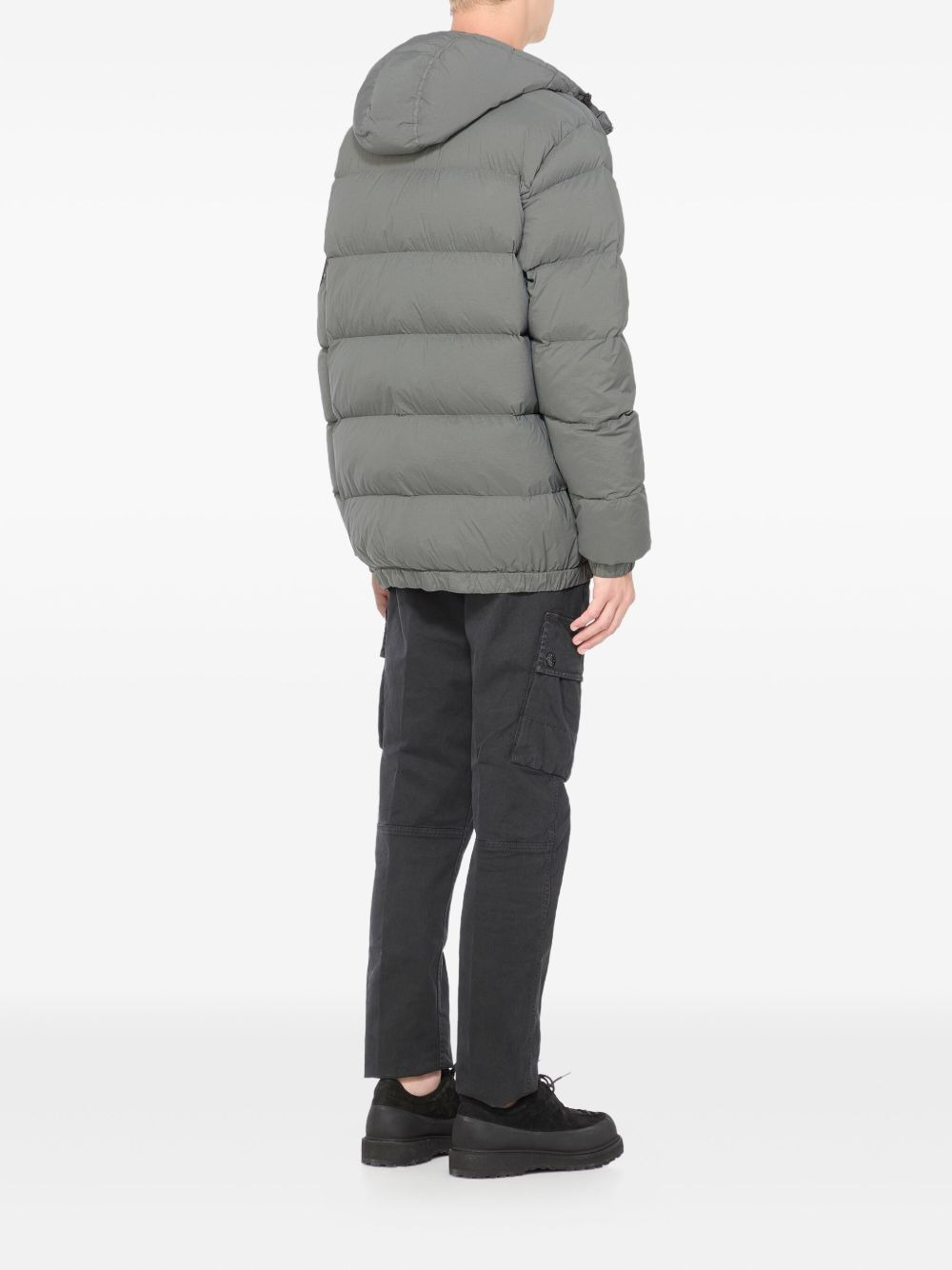 4100040 Seamless Tunnel Nylon Down-TC hooded jacket - 4