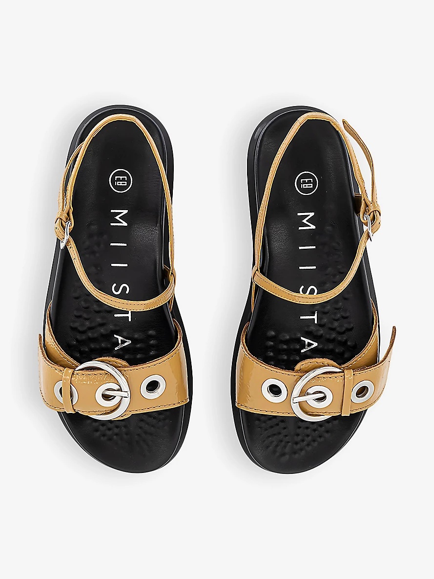 Silba eyelet-strap leather sandals - 2