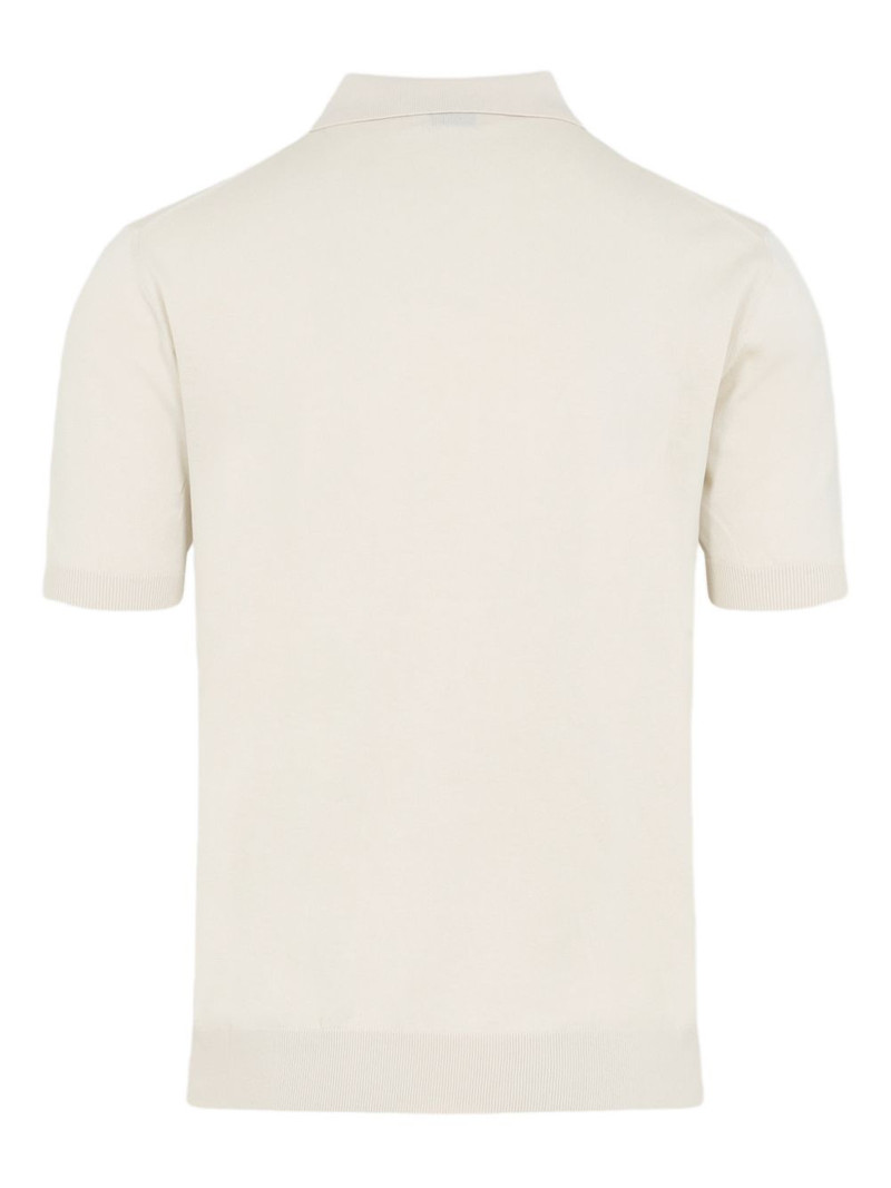 Etro buttoned short-sleeve polo shirt outlook