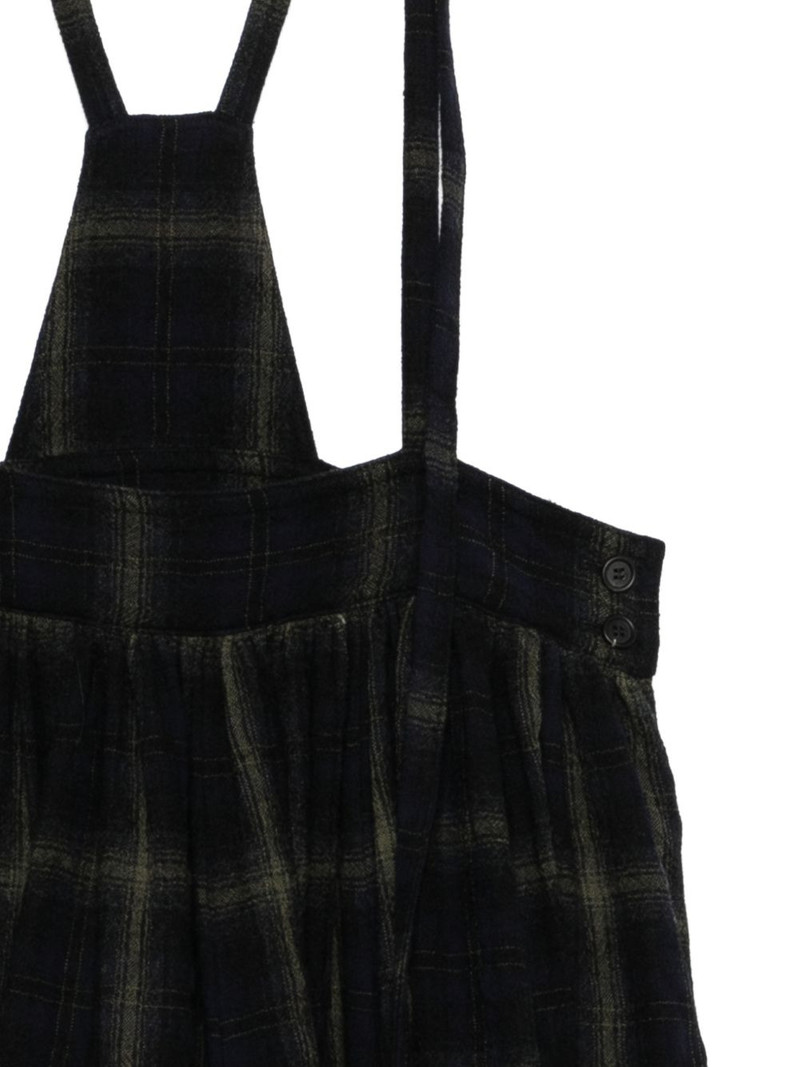plaid button skirt 3